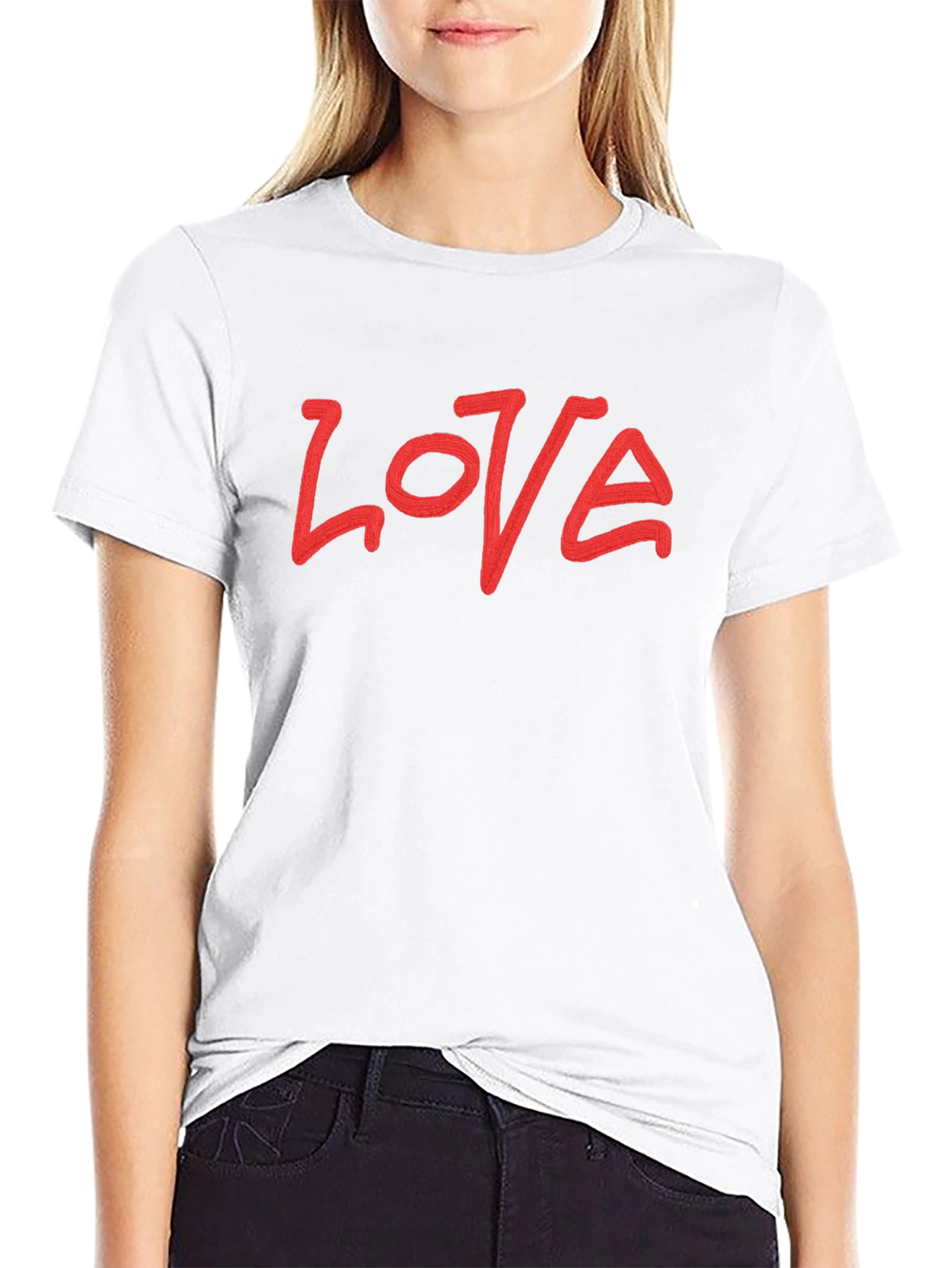 Love Graphic Black T-Shirt - Casual Style