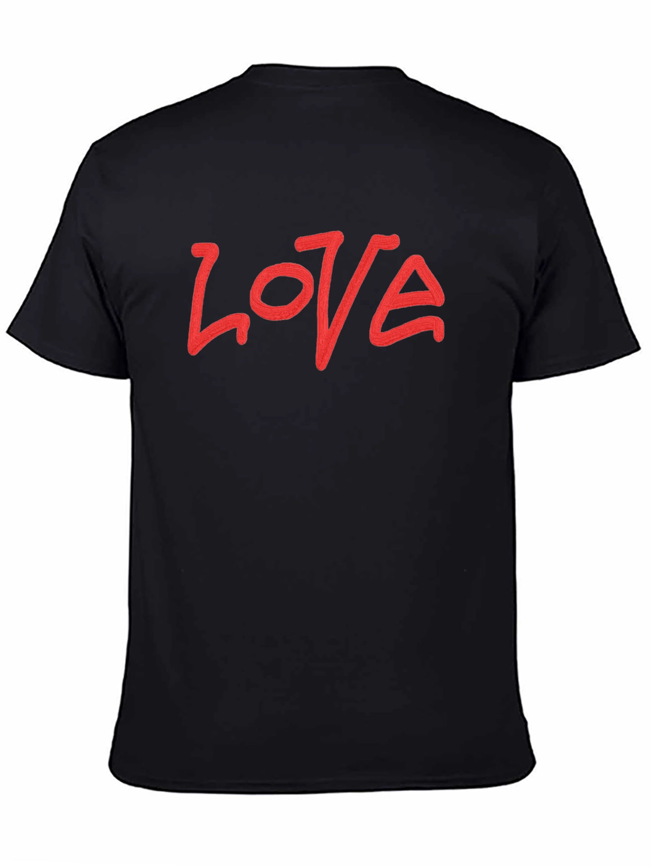 Love Graphic Black T-Shirt - Casual Style