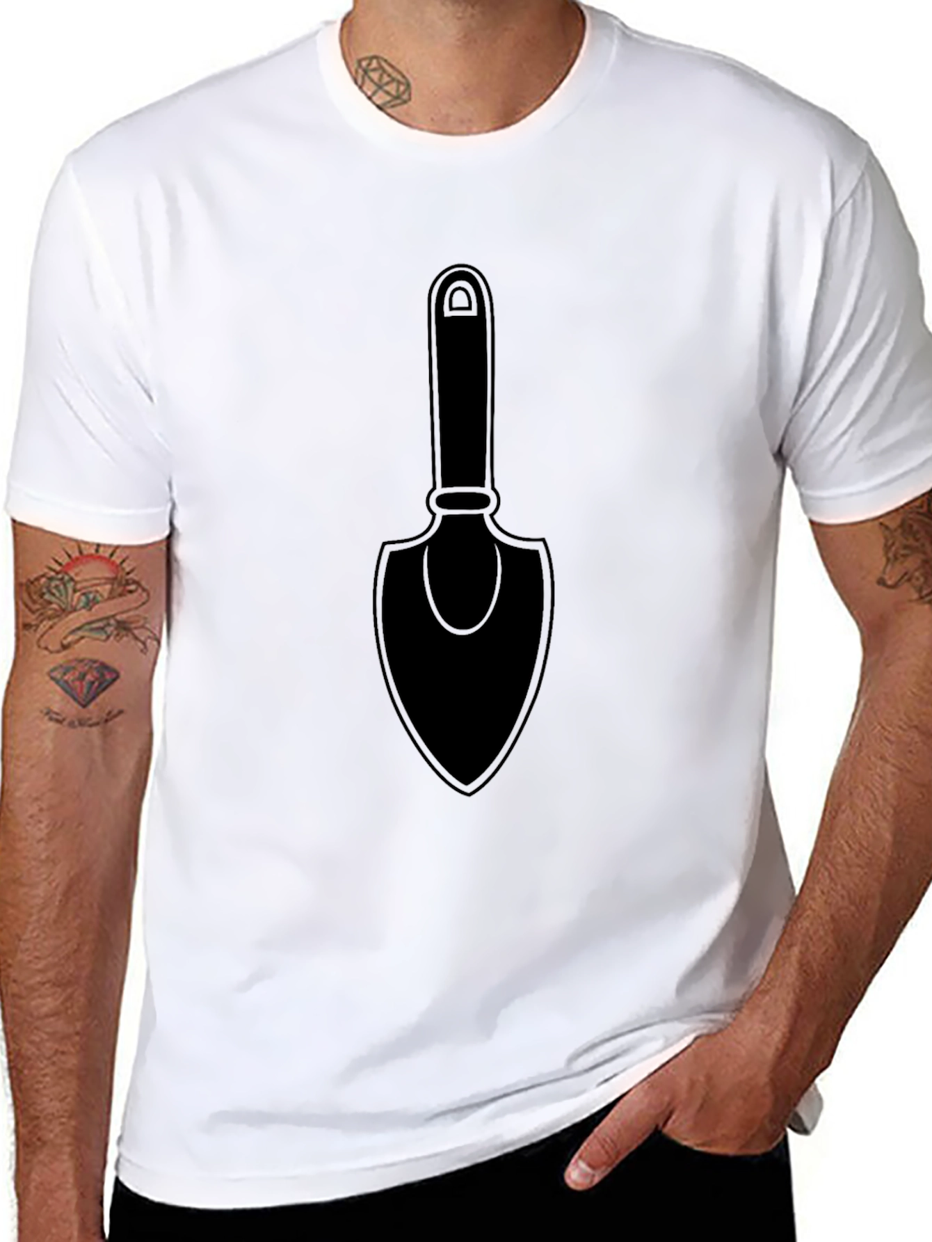 Gardening Tool T-Shirt - Black Graphic Tee