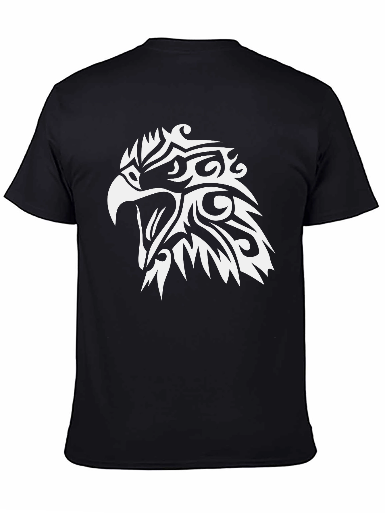 Mens Eagle Graphic Black T-Shirt