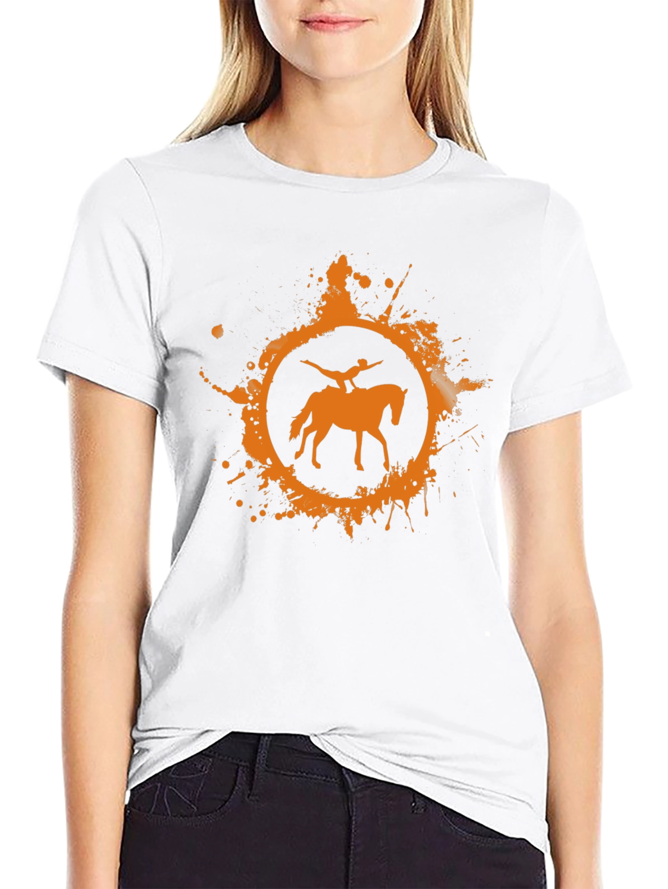 Equestrian Silhouette Graphic Tee