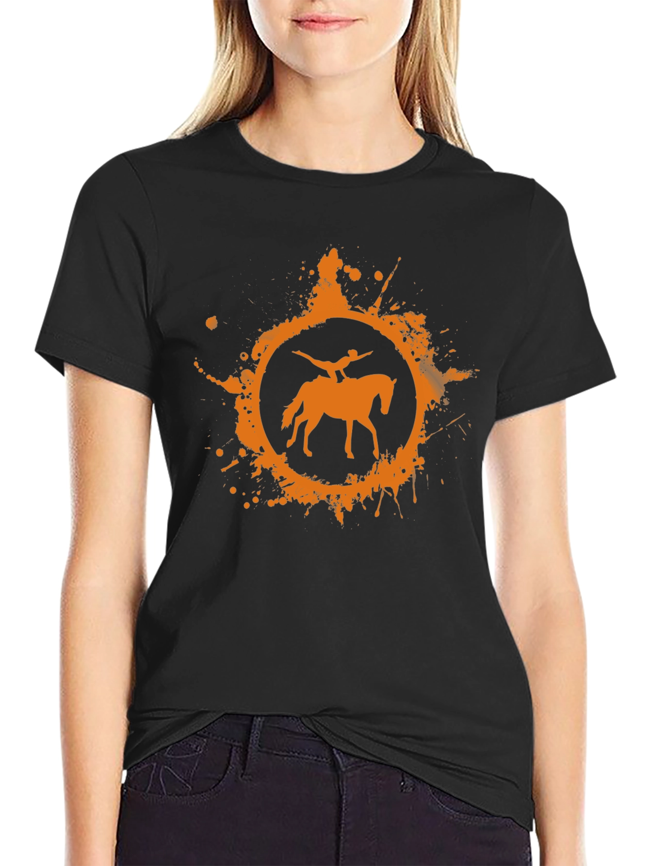 Equestrian Silhouette Graphic Tee