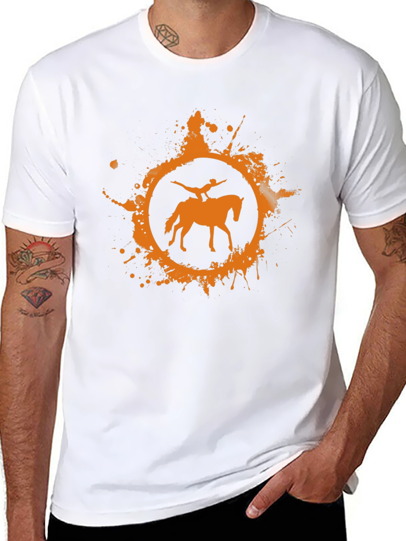 Equestrian Silhouette Graphic Tee