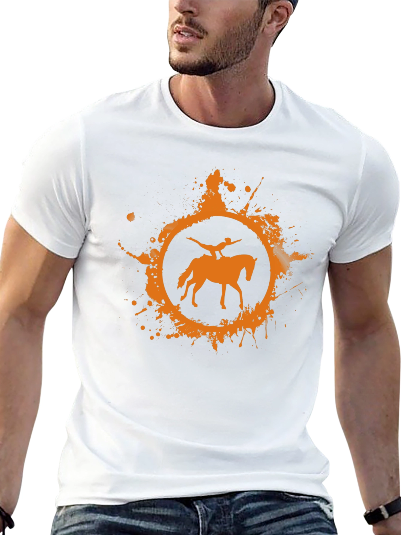 Equestrian Silhouette Graphic Tee
