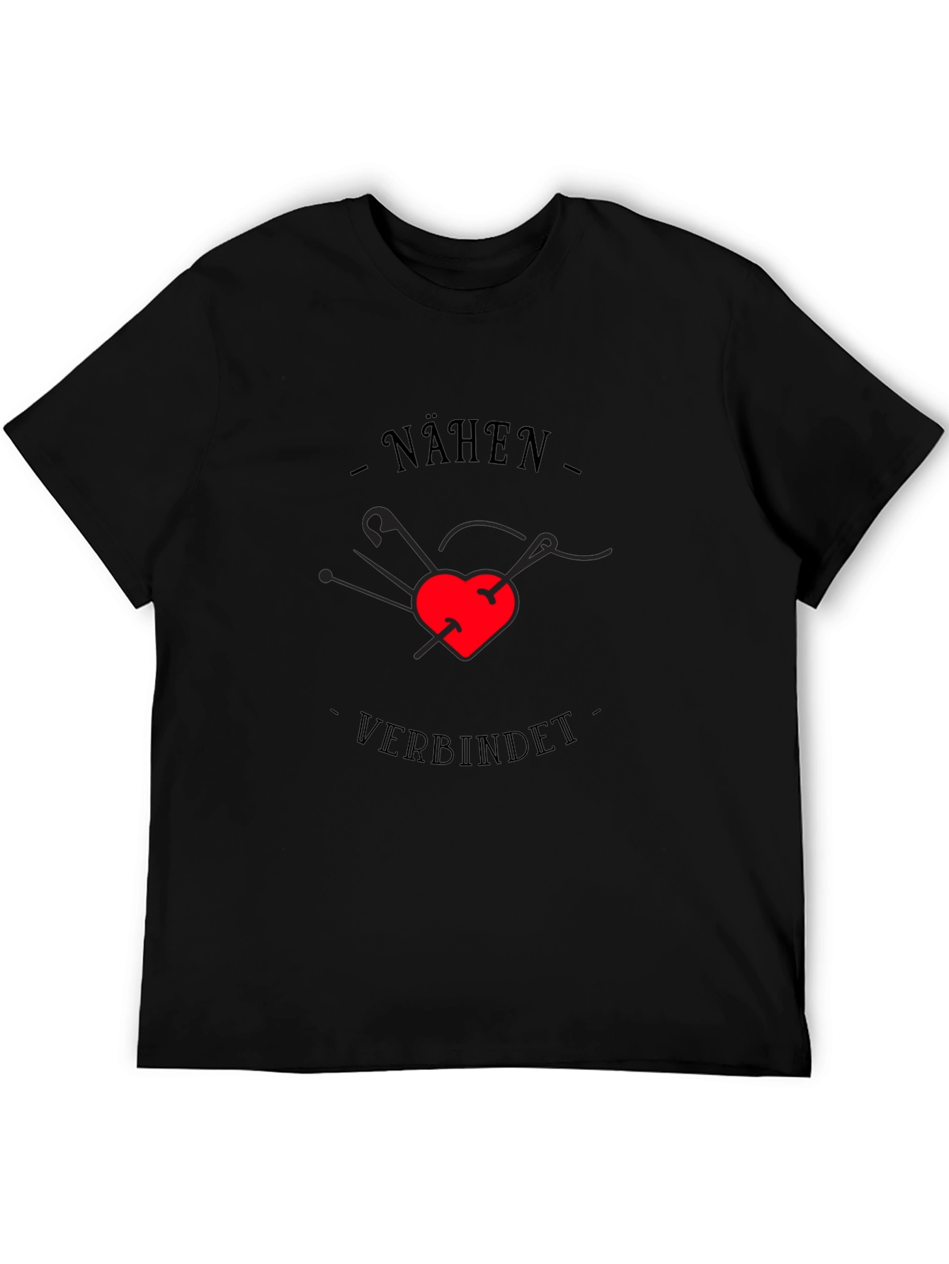 Nähen Verbindet Sewing T-Shirt - Heart Pin Design