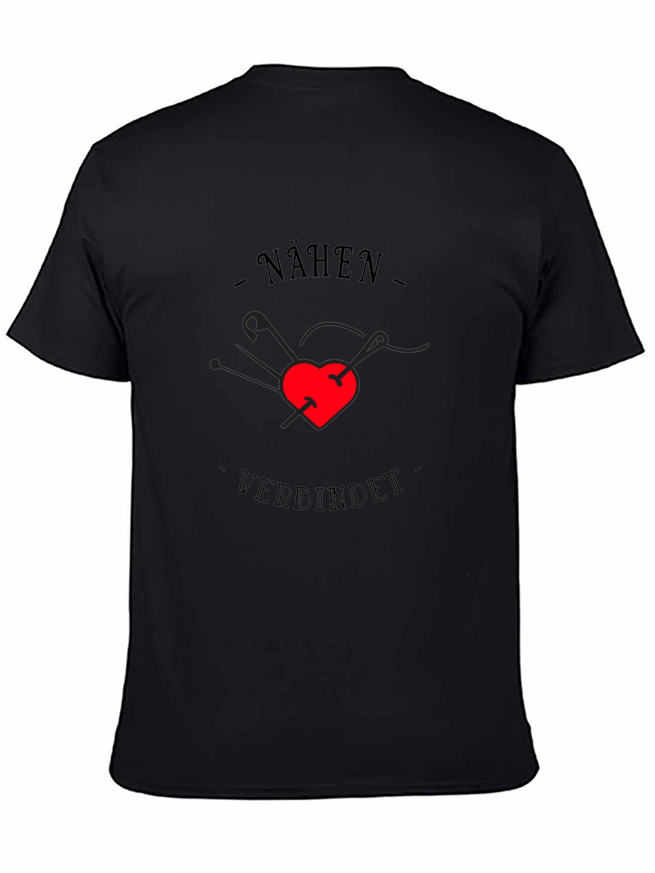 Nähen Verbindet Sewing T-Shirt - Heart Pin Design
