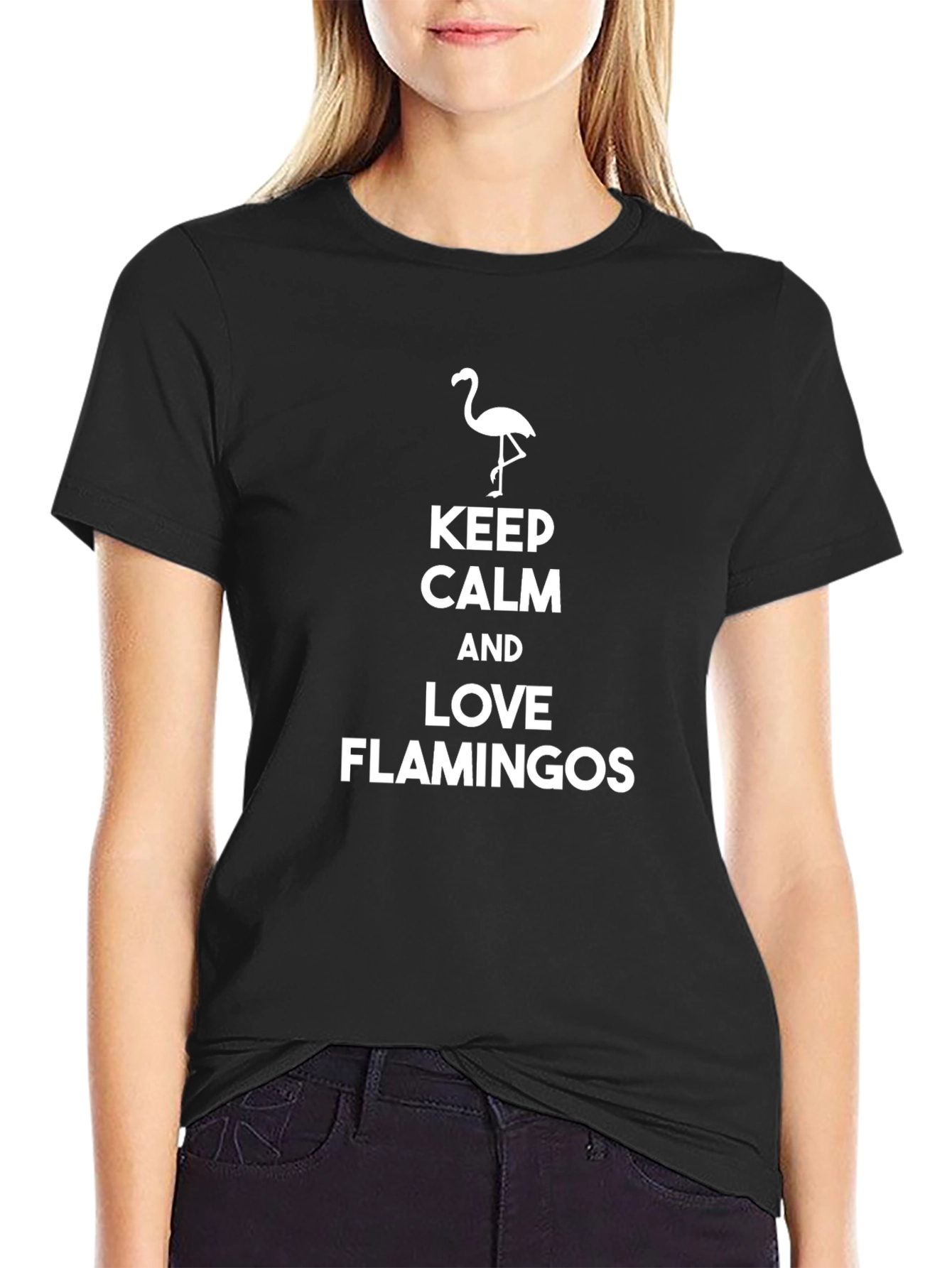Keep Calm and Love Flamingos T-Shirt