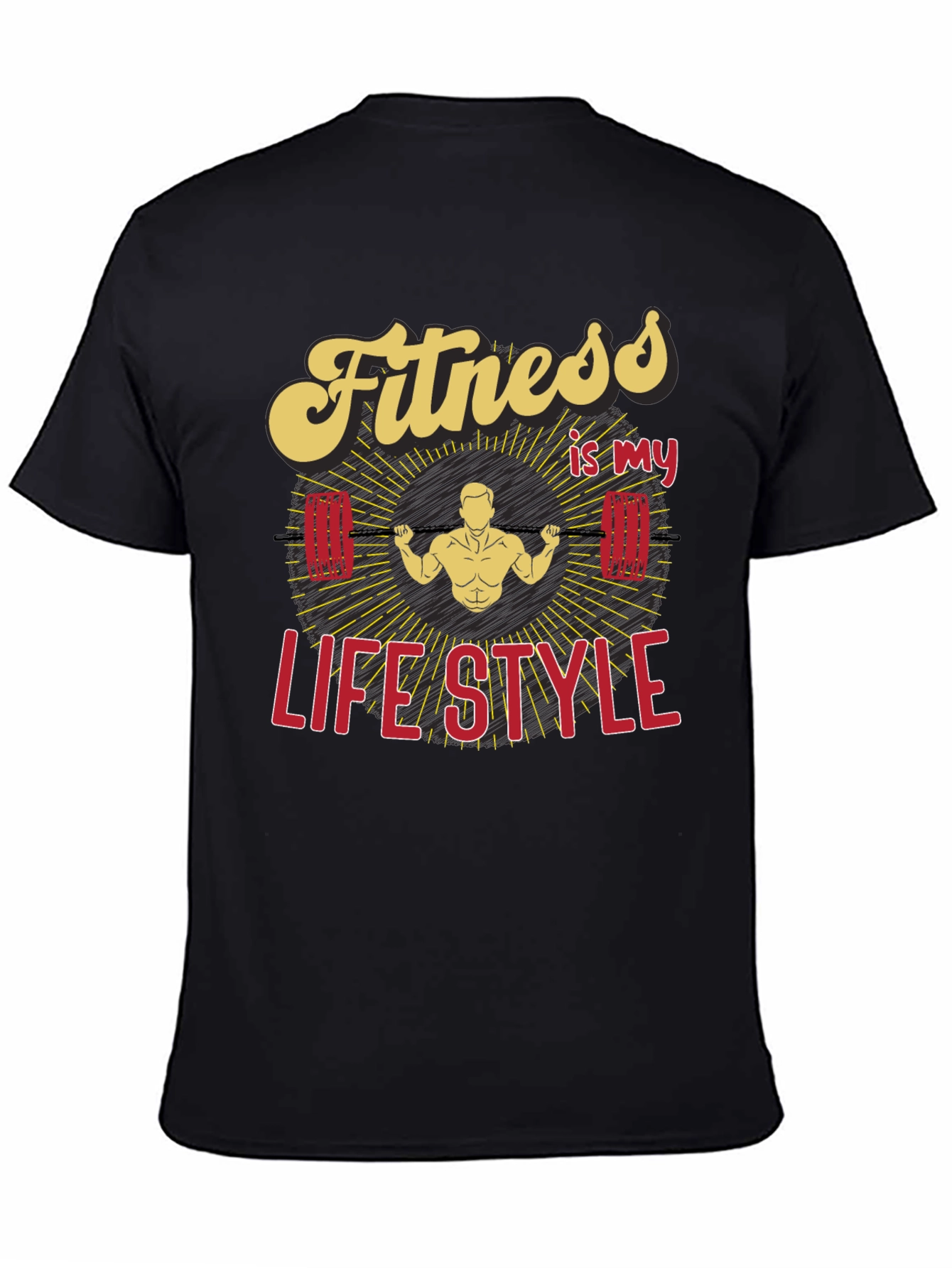 Fitness is my Lifestyle Graphic T-Shirt