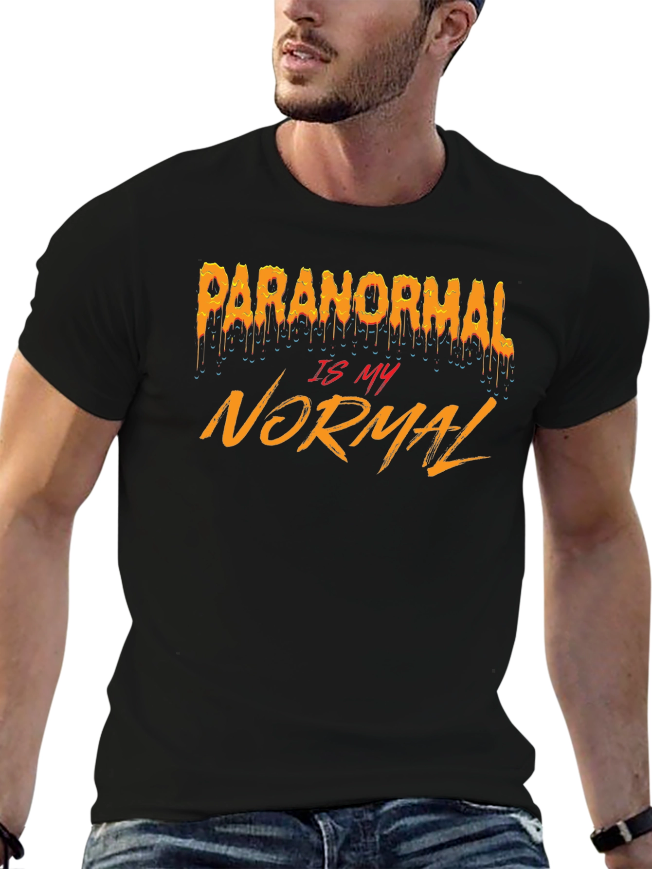 Paranormal Is My Normal T-Shirt - Black