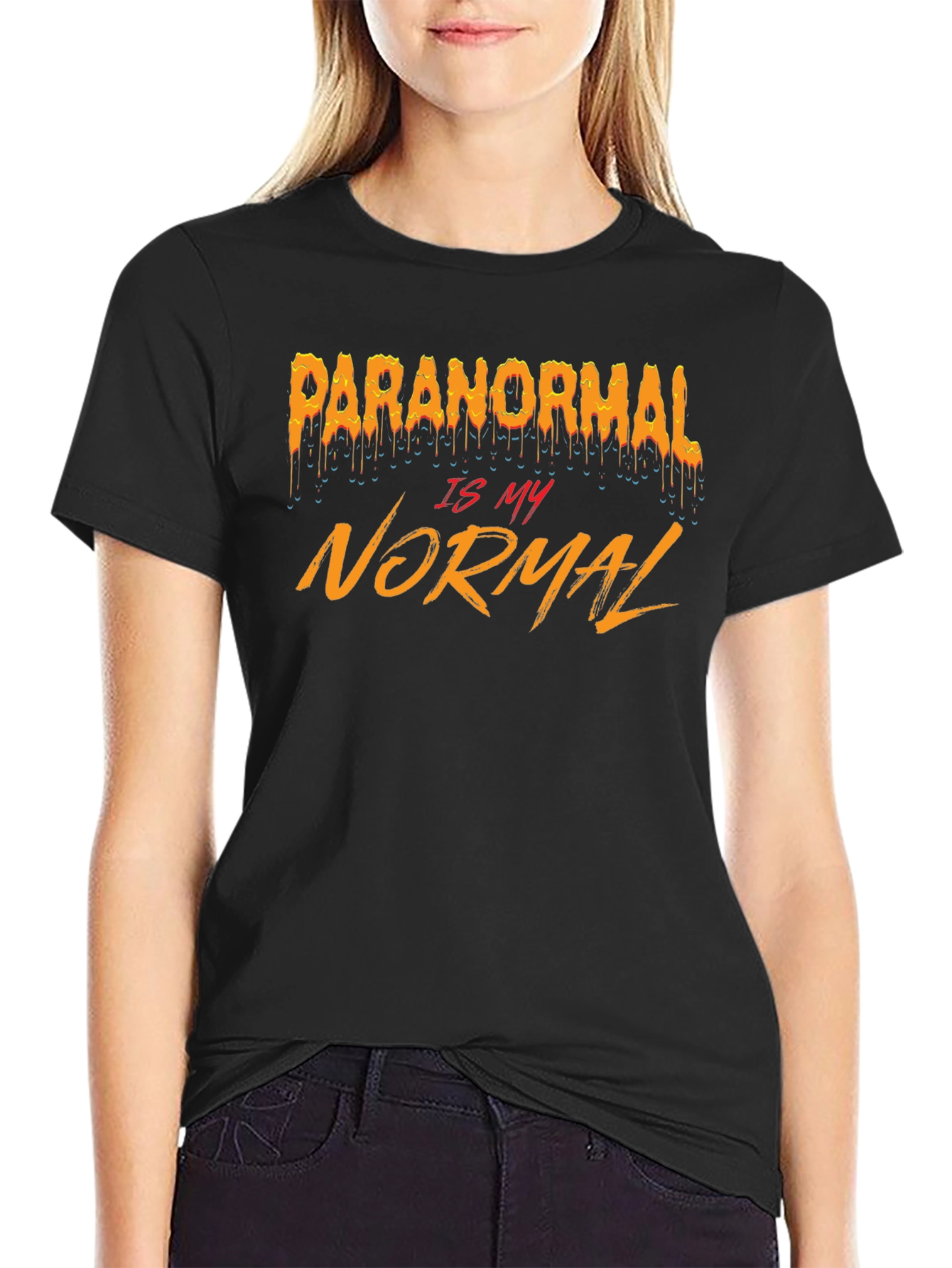 Paranormal Is My Normal T-Shirt - Black