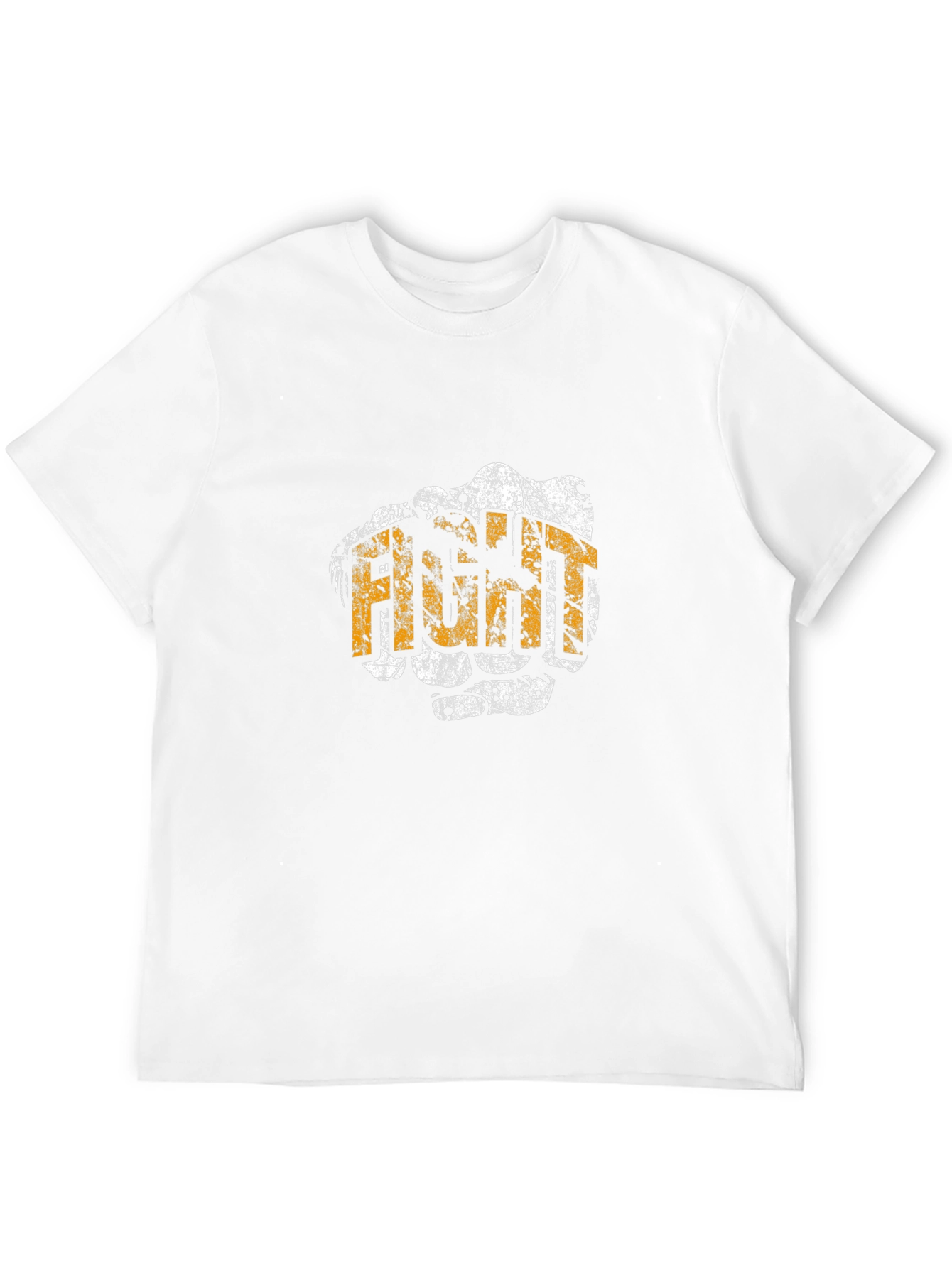 Fight Fist Graphic T-Shirt - Black Cotton Tee