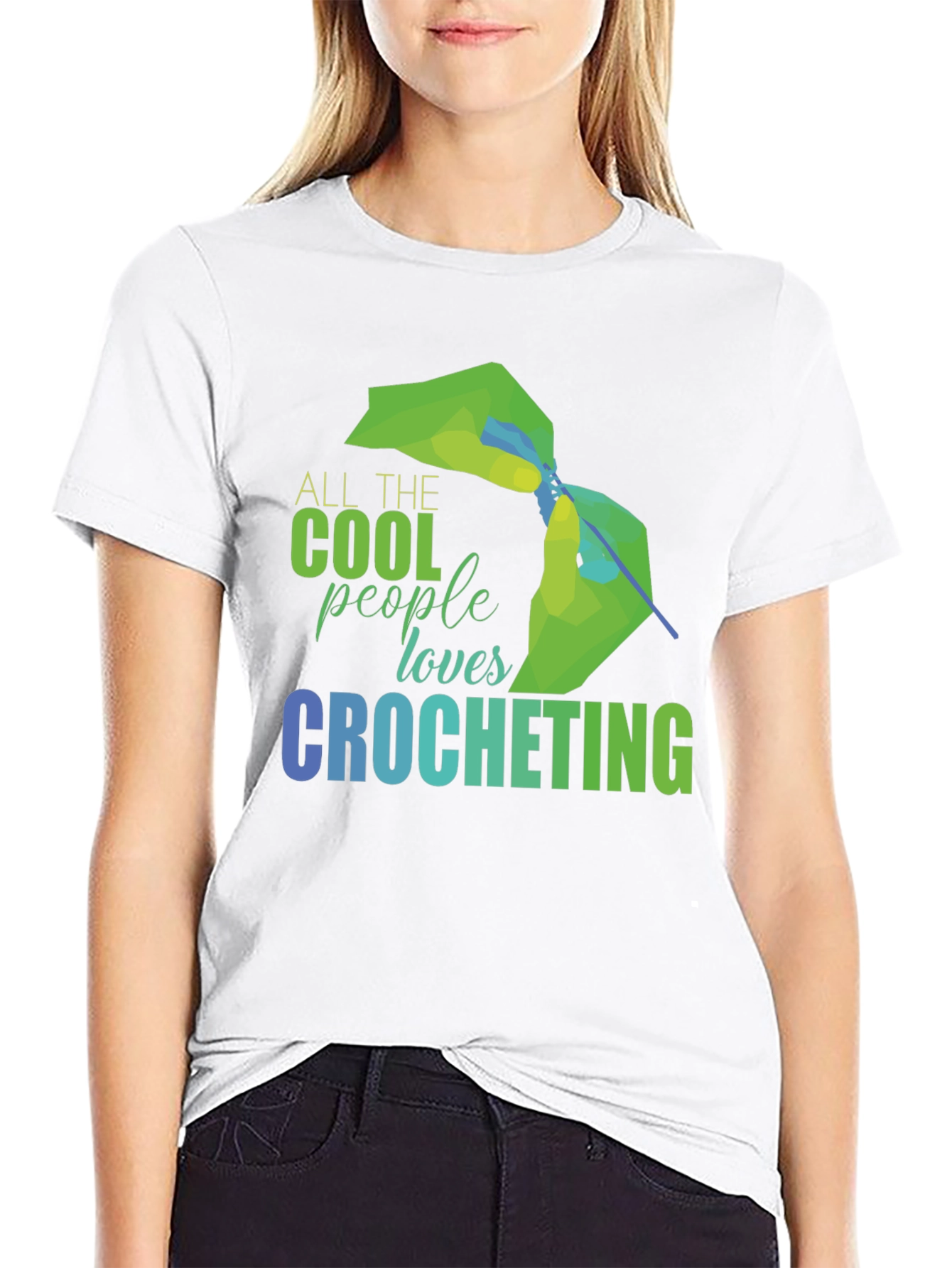 Cool People Crochet T-Shirt
