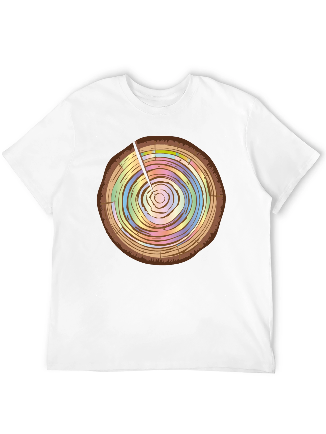 Tree Ring Graphic Tee - Unique & Stylish