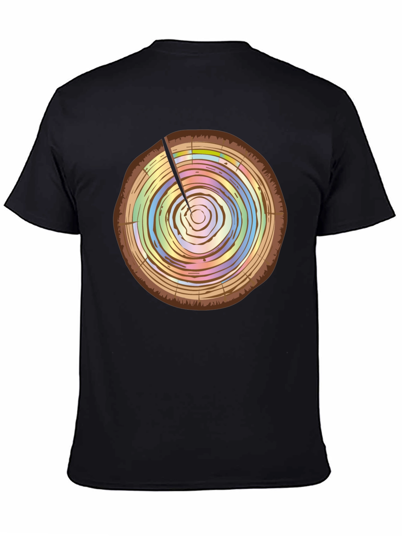 Tree Ring Graphic Tee - Unique & Stylish