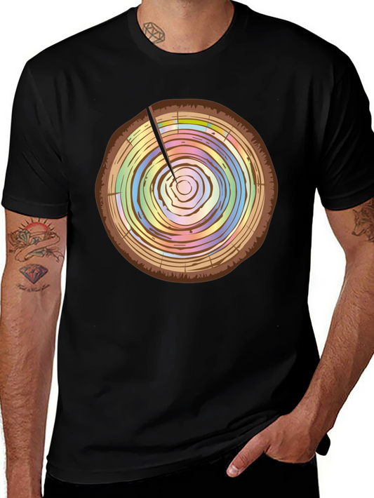 Tree Ring Graphic Tee - Unique & Stylish
