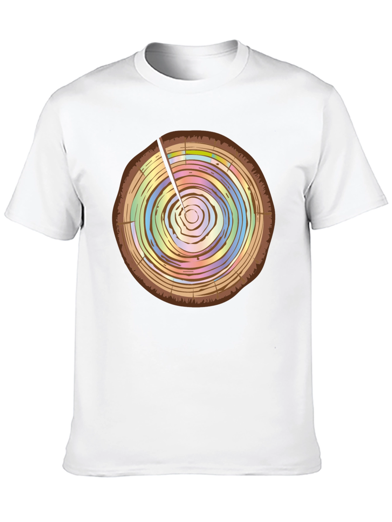 Tree Ring Graphic Tee - Unique & Stylish