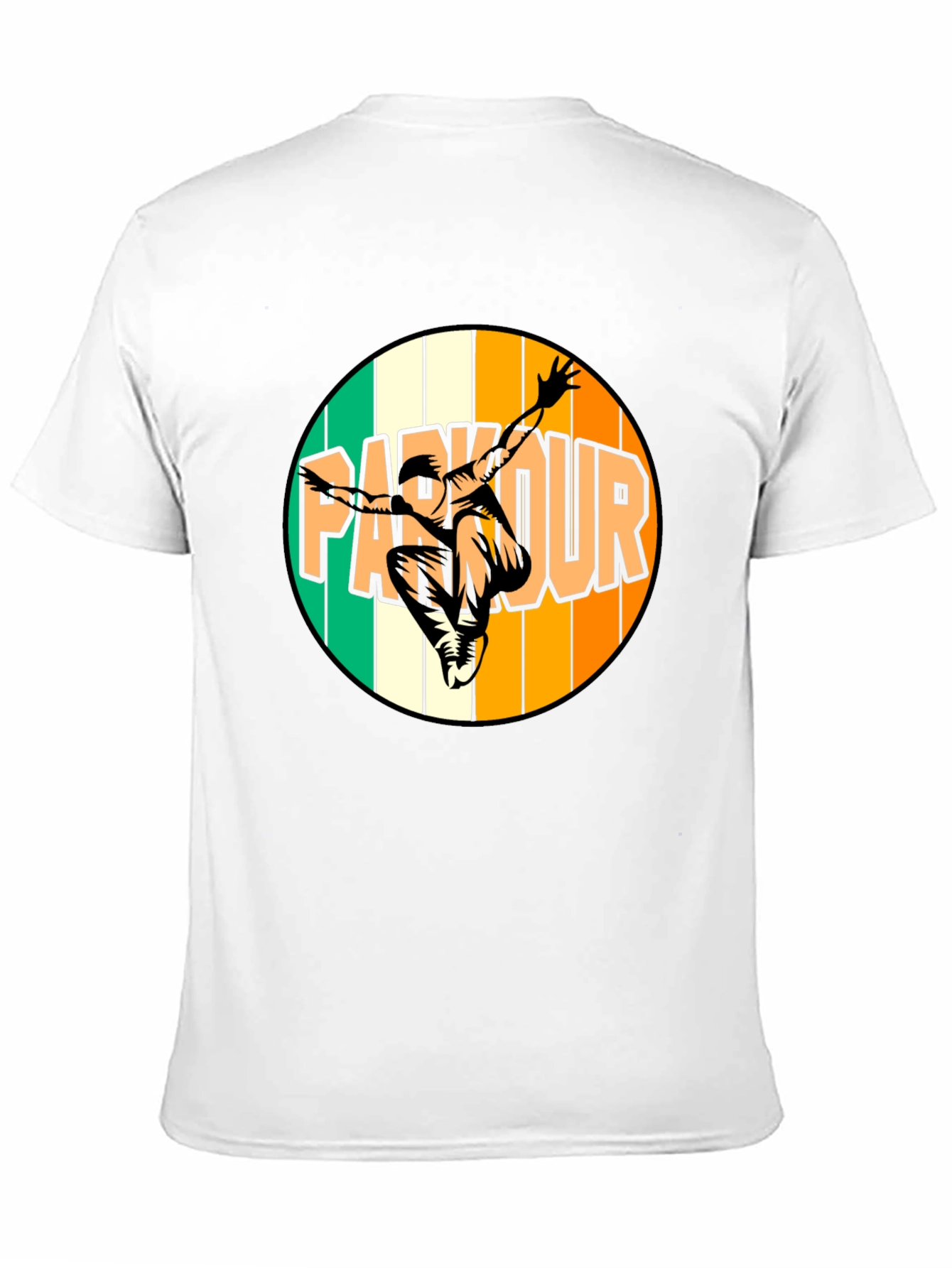 Parkour T-Shirt - Black Graphic Tee