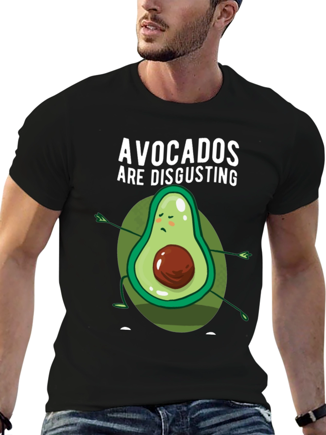 Funny Avocado Hater T-Shirt - Avocados Are Disgusting