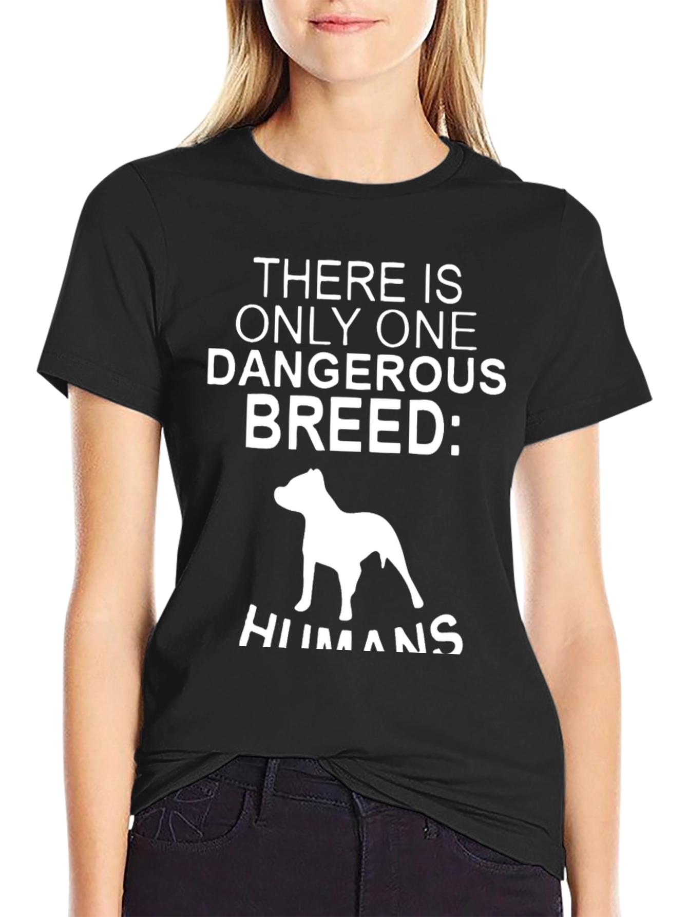 Dangerous Breed T-Shirt Funny Dog Lover Tee