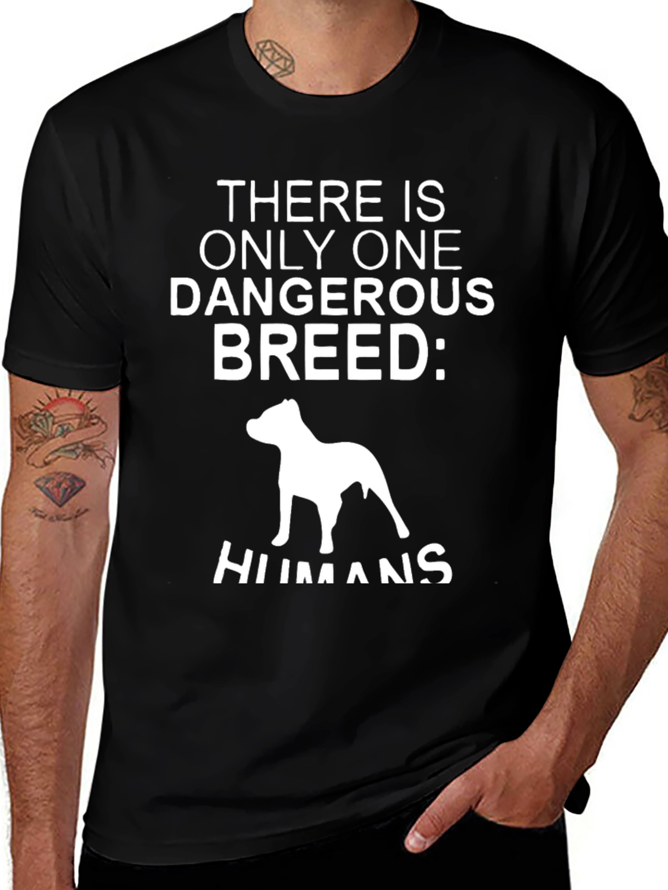 Dangerous Breed T-Shirt Funny Dog Lover Tee