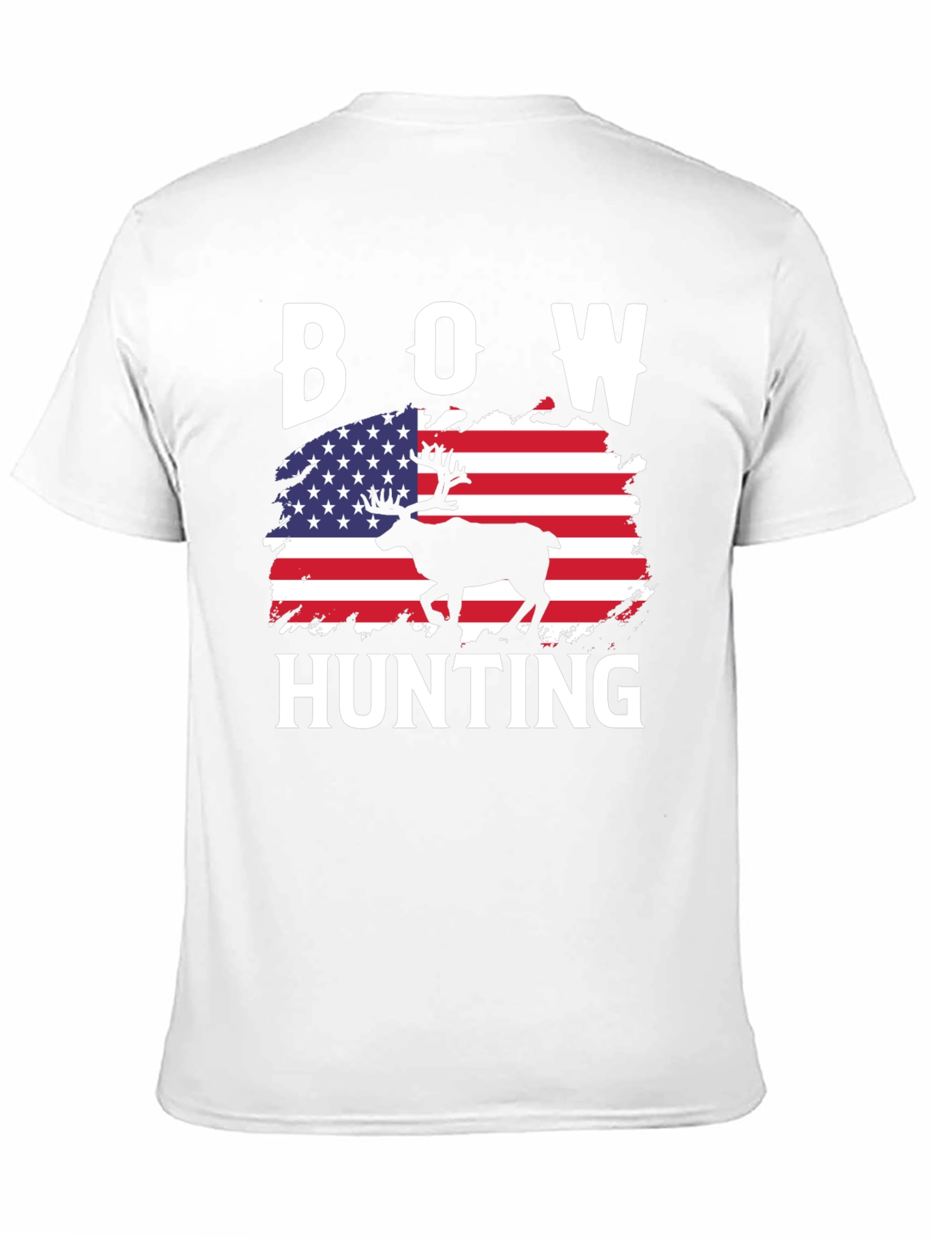 Bow Hunting American Flag T-Shirt