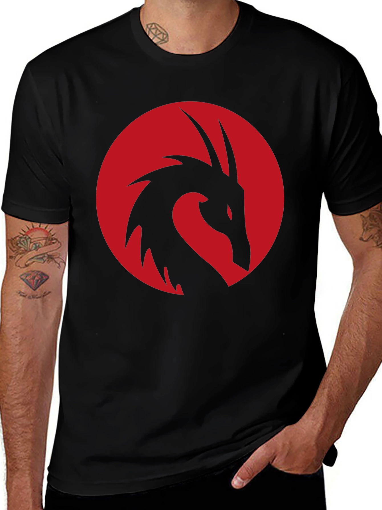 Dragon Silhouette Graphic Tee