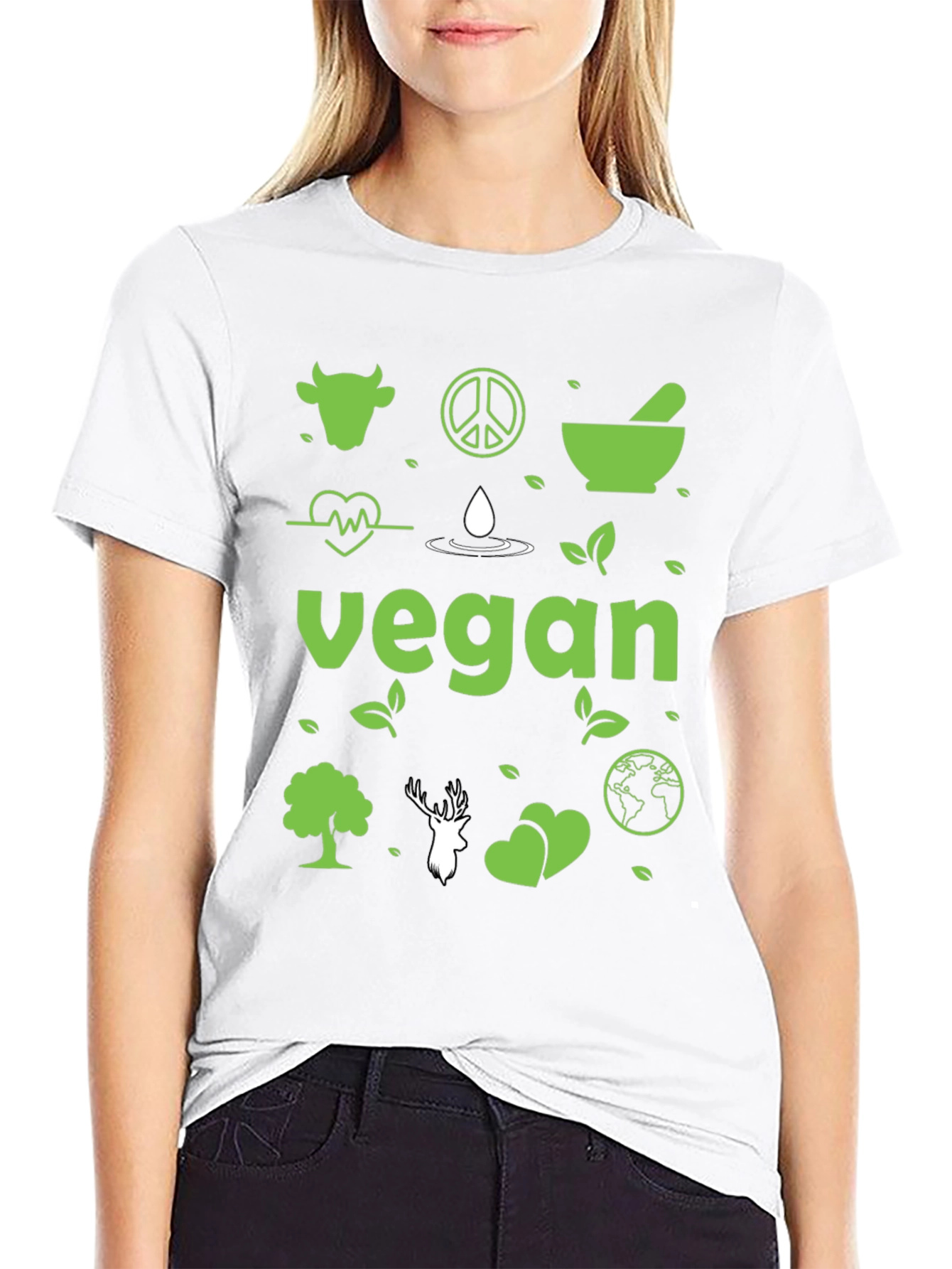 Vegan Graphic Tee - Eco-Friendly Lifestyle Shirt