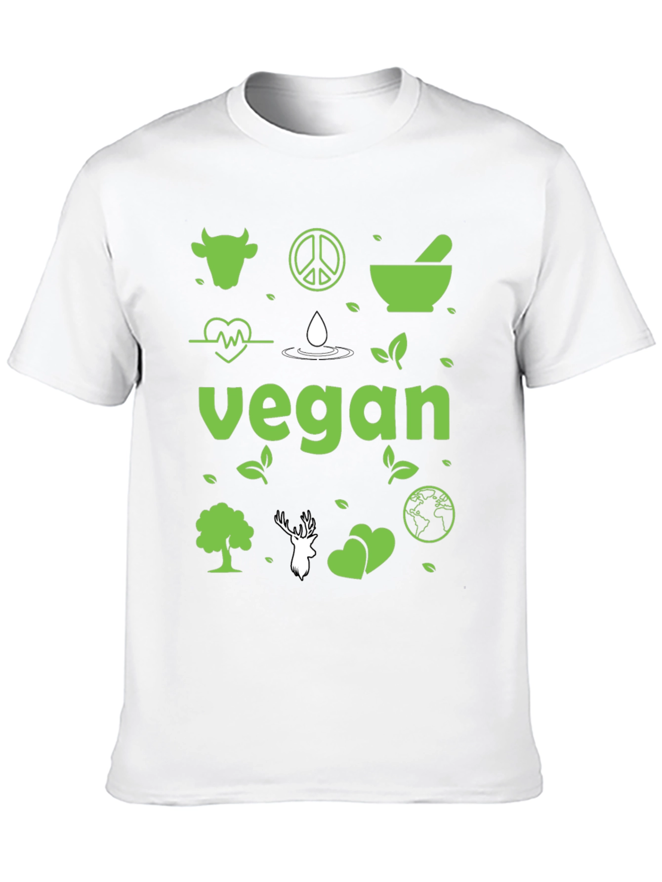 Vegan Graphic Tee - Eco-Friendly Lifestyle Shirt