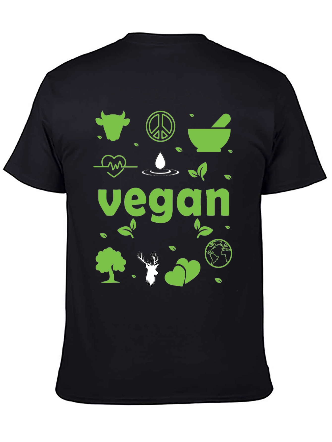 Vegan Graphic Tee - Eco-Friendly Lifestyle Shirt