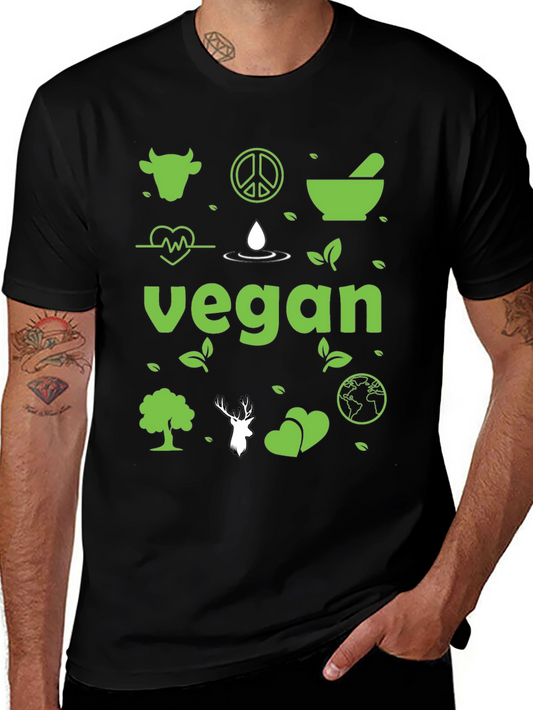 Vegan Graphic Tee - Eco-Friendly Lifestyle Shirt