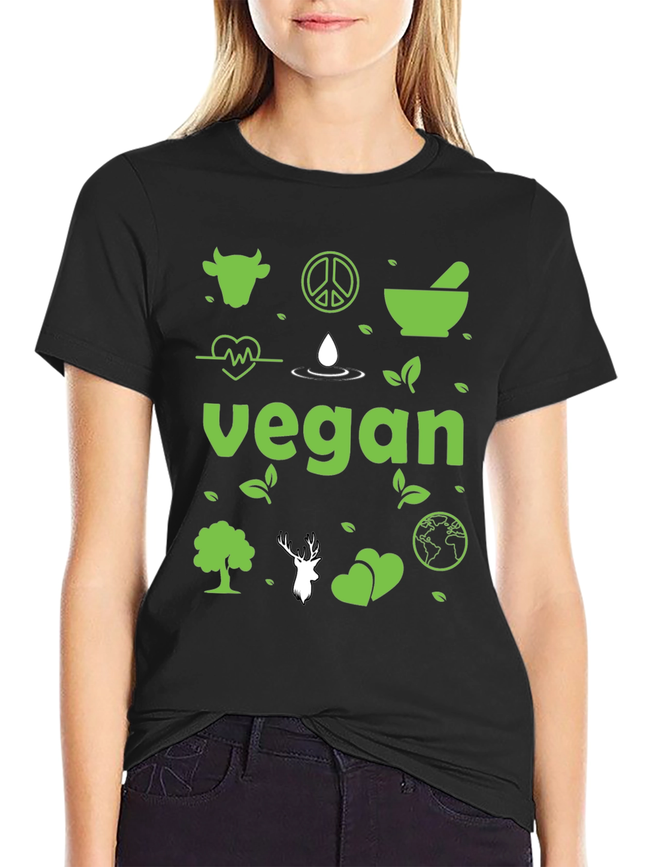 Vegan Graphic Tee - Eco-Friendly Lifestyle Shirt