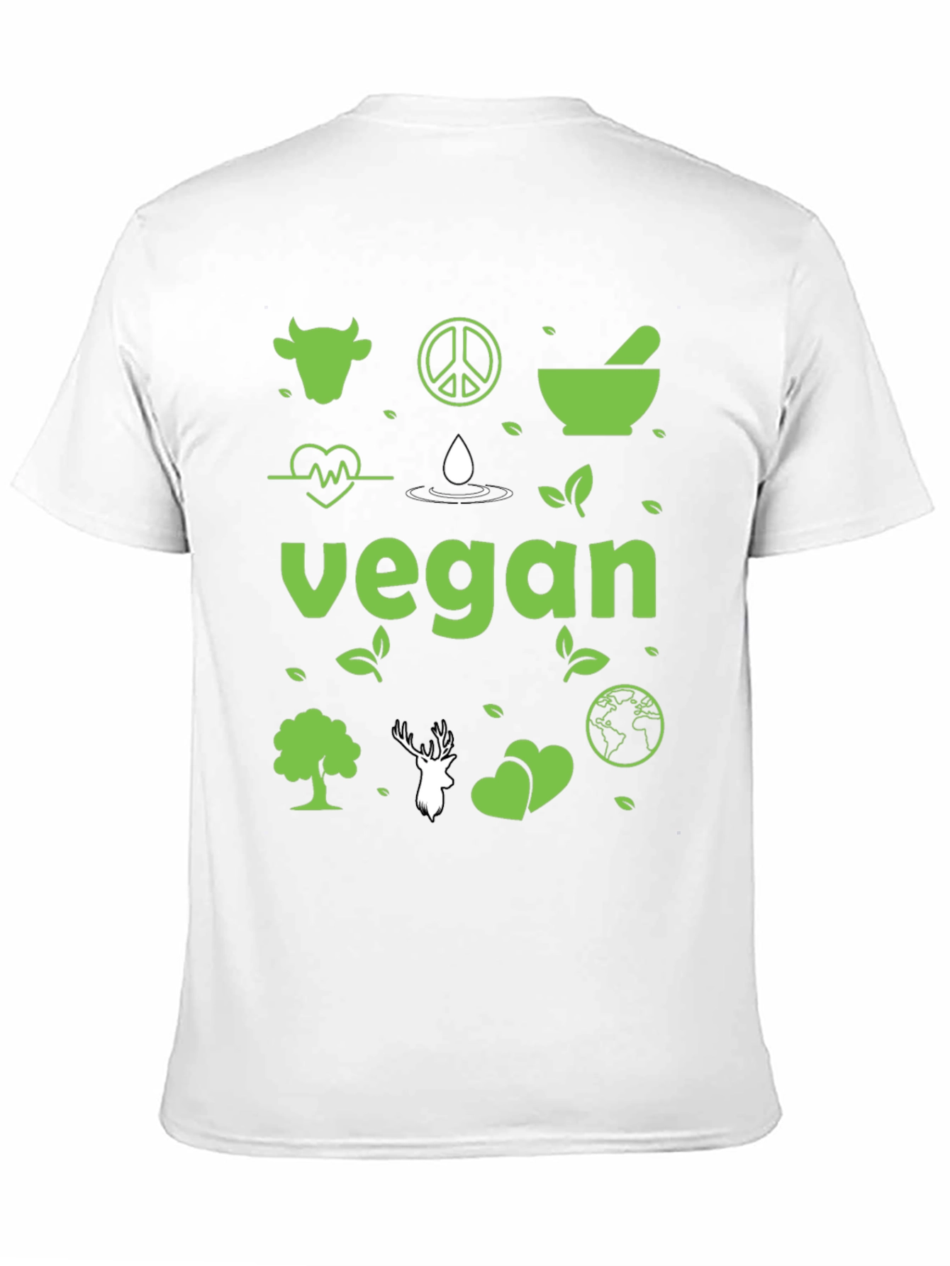 Vegan Graphic Tee - Eco-Friendly Lifestyle Shirt