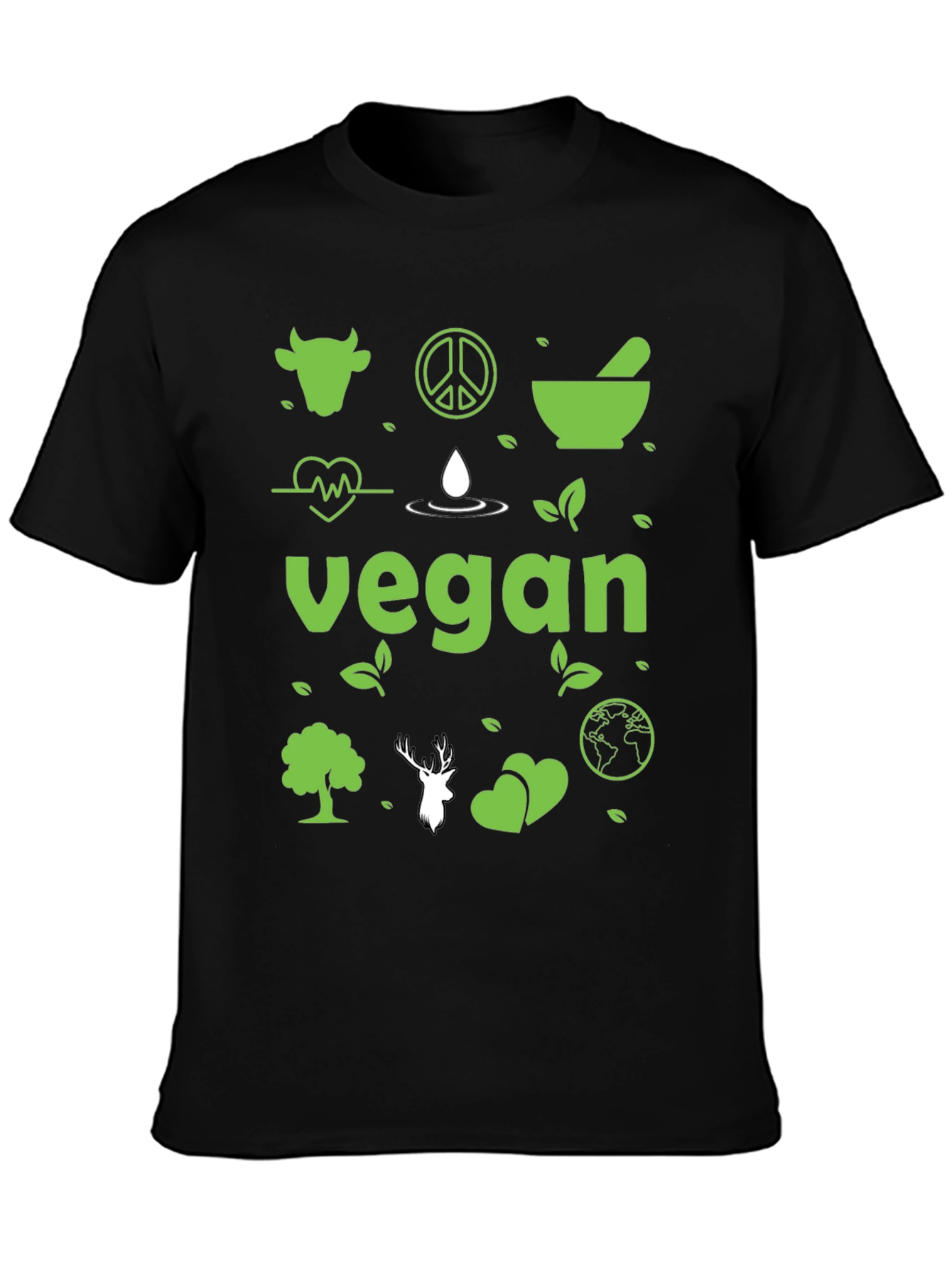 Vegan Graphic Tee - Eco-Friendly Lifestyle Shirt