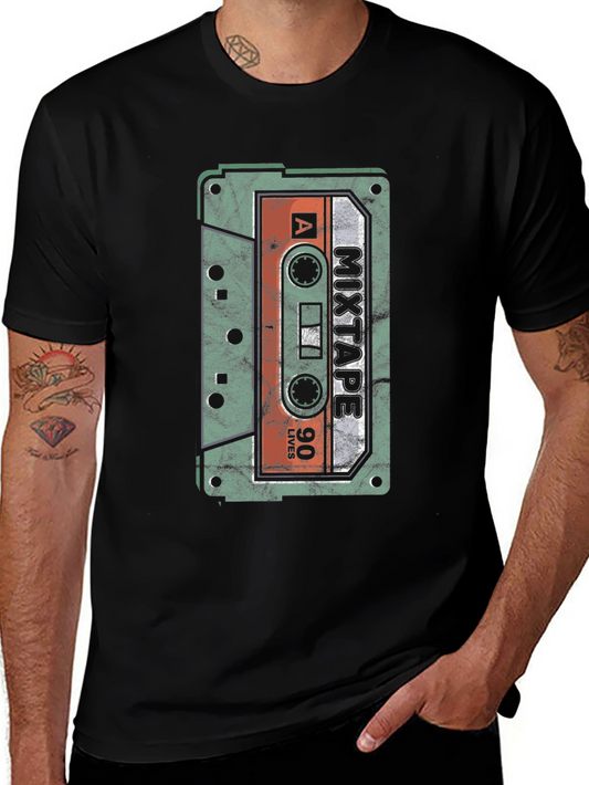 Vintage Mixtape T-Shirt - Retro Cassette Design
