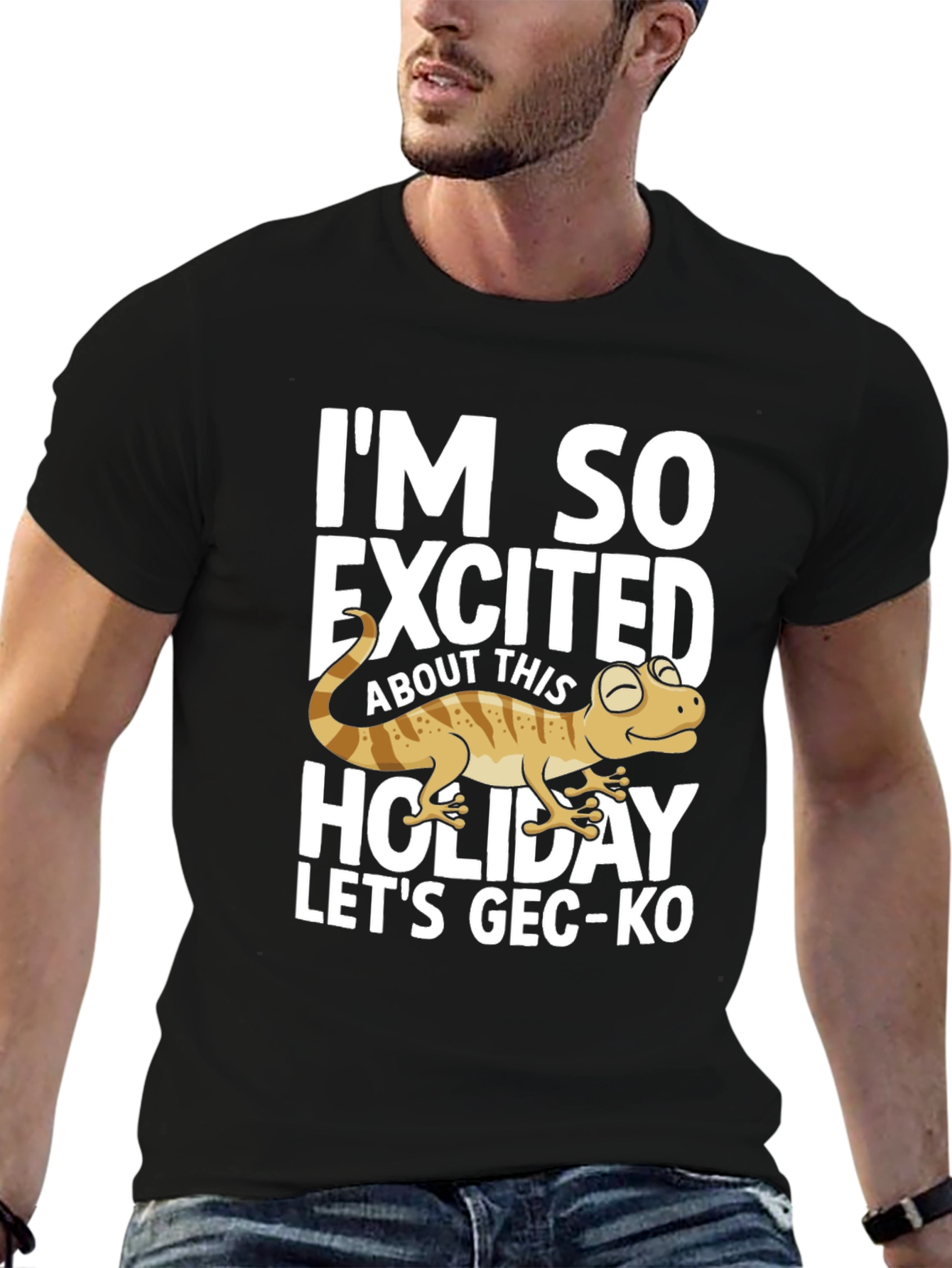 Funny Gecko Holiday T-Shirt