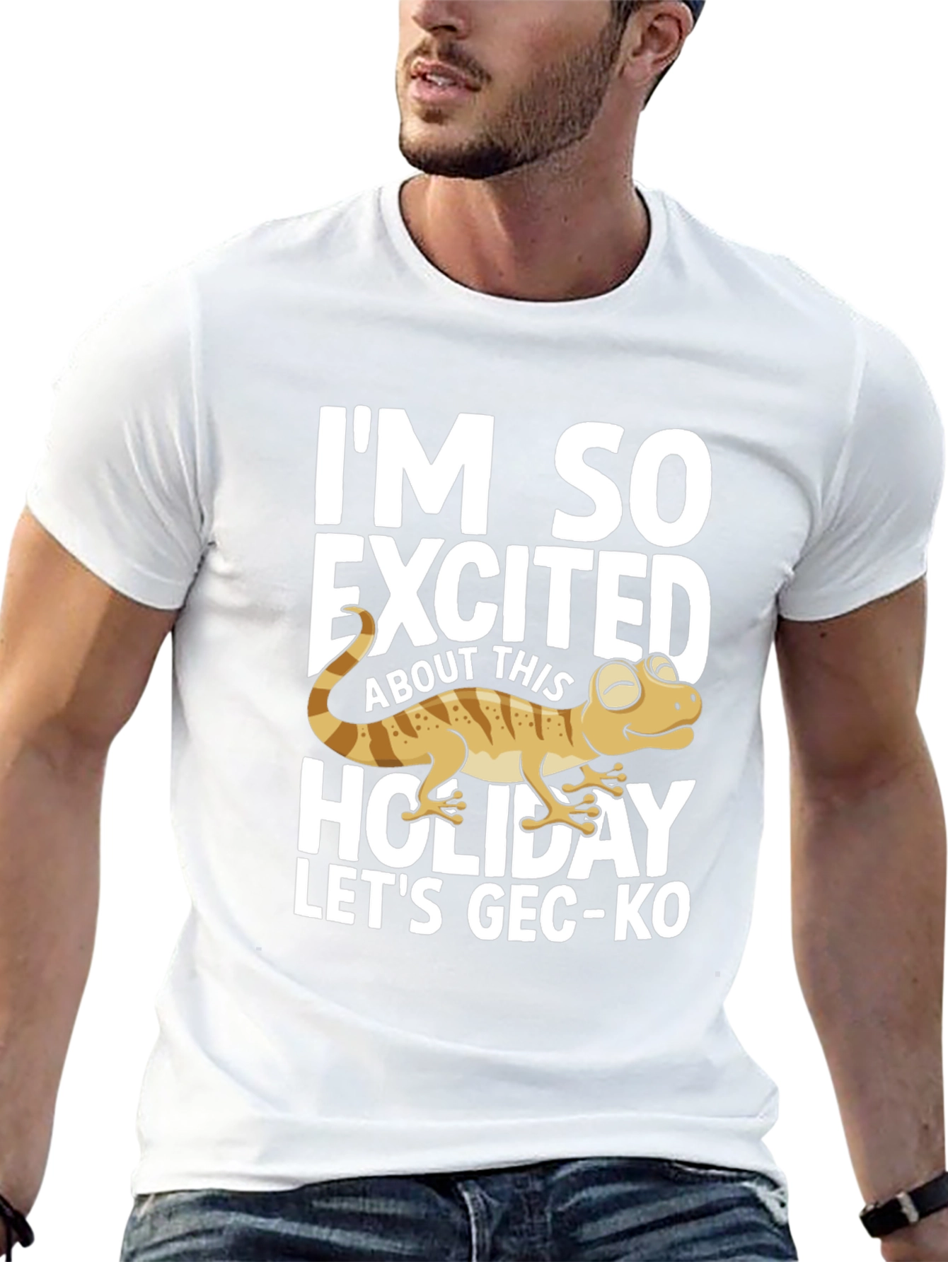 Funny Gecko Holiday T-Shirt