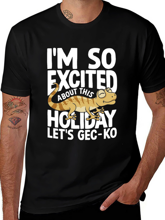 Funny Gecko Holiday T-Shirt