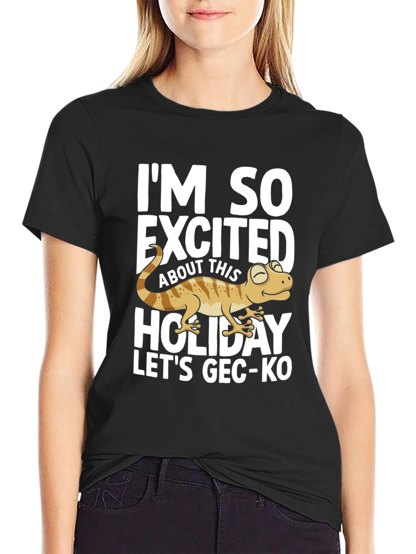 Funny Gecko Holiday T-Shirt