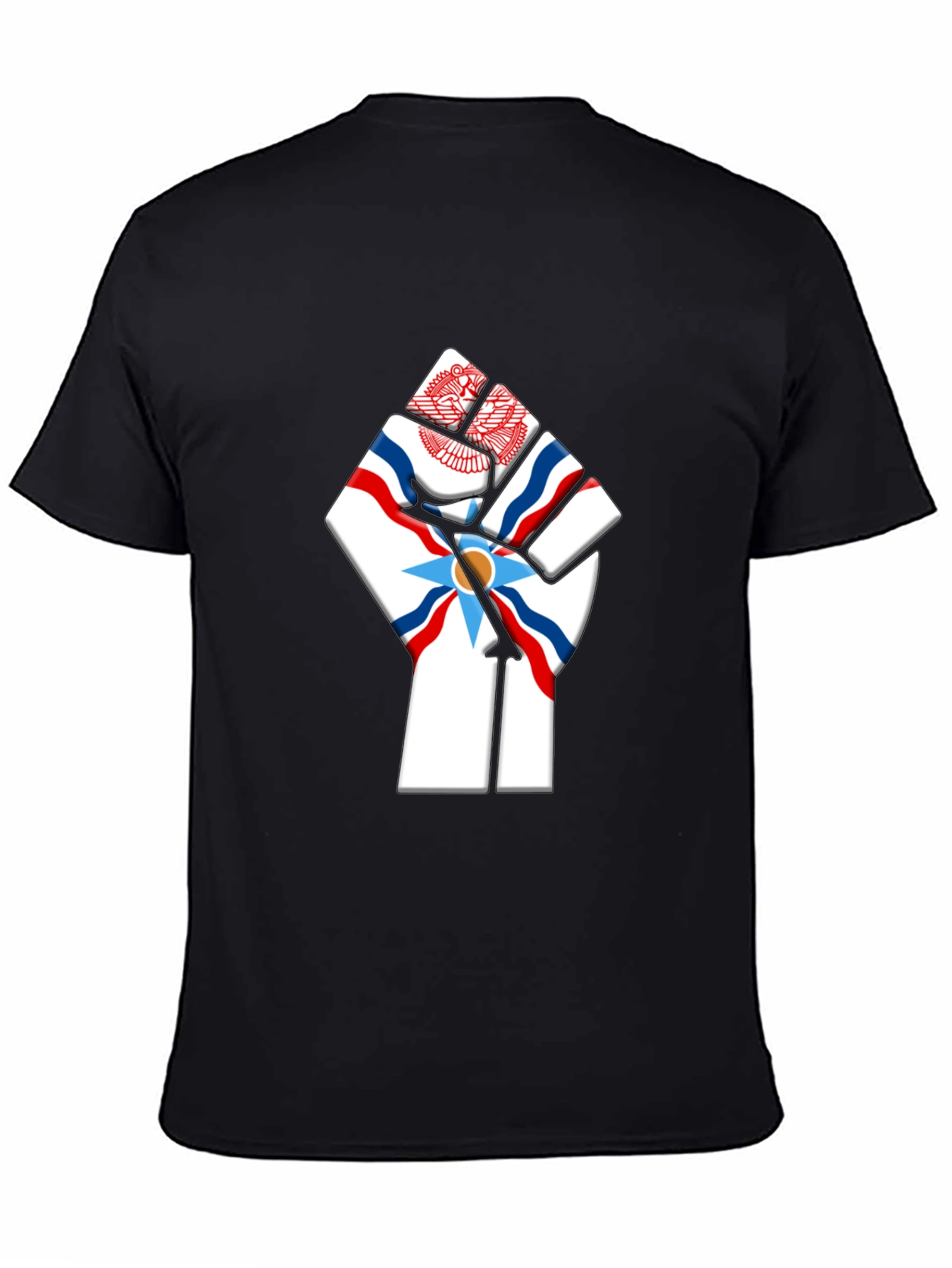 Assyrian Flag Fist T-Shirt