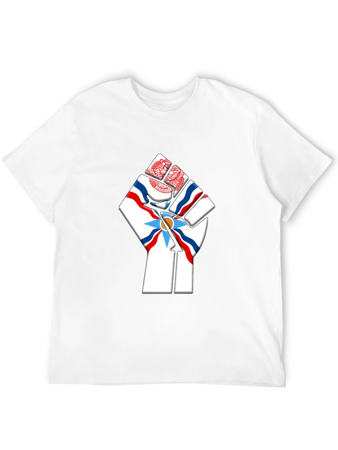 Assyrian Flag Fist T-Shirt