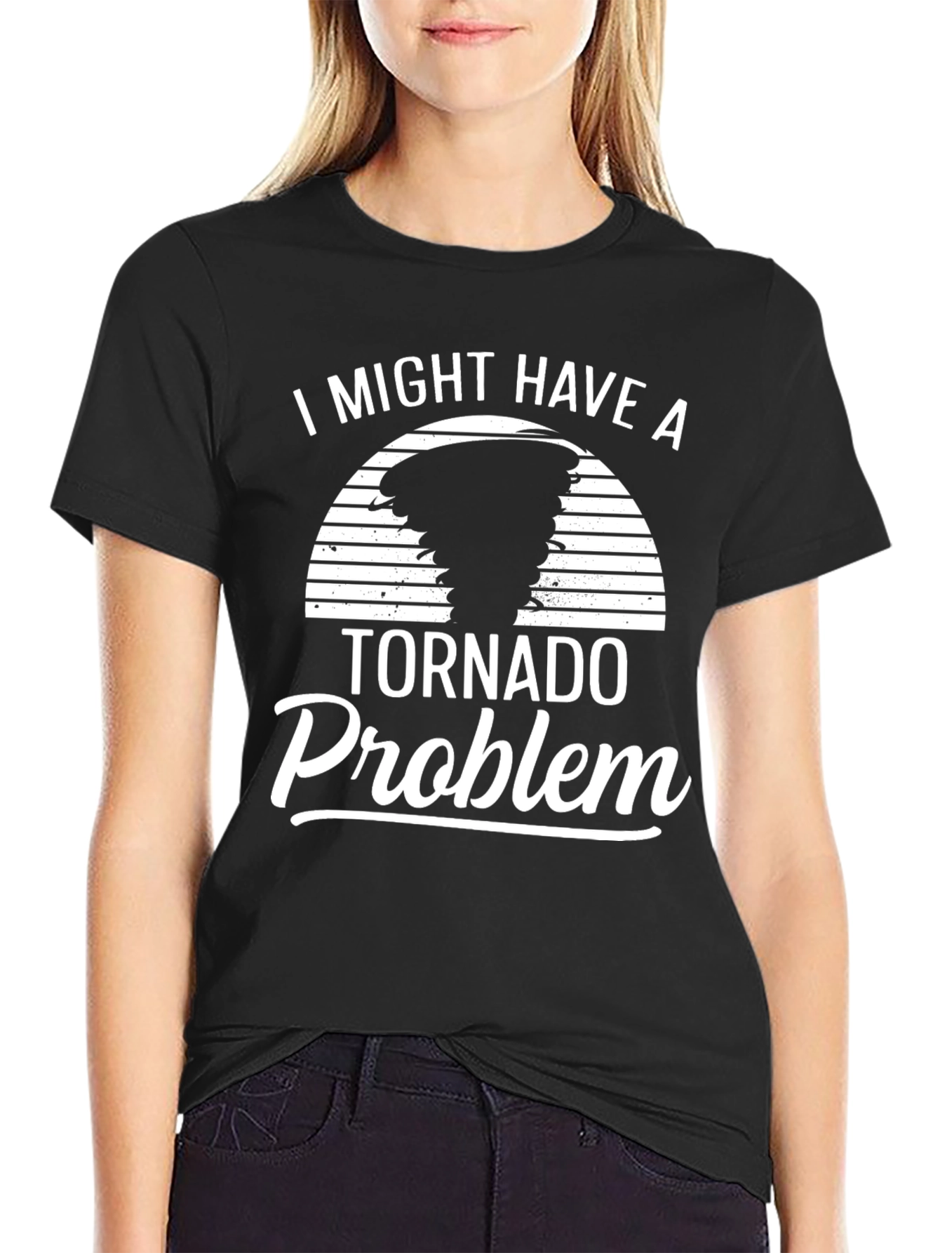 Tornado Problem Novelty Graphic Tee