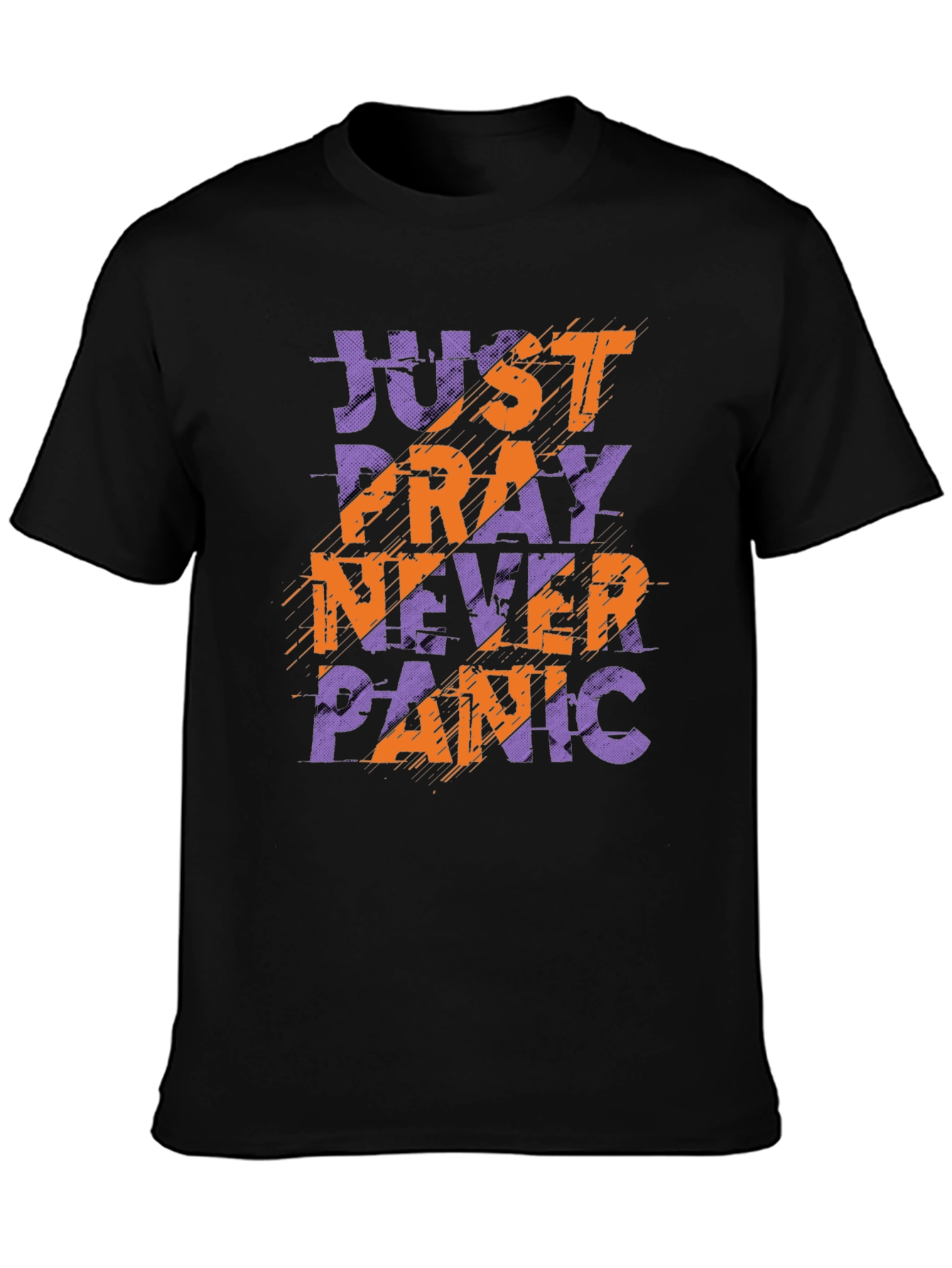Just Pray T-Shirt - Never Panic Graphic Tee