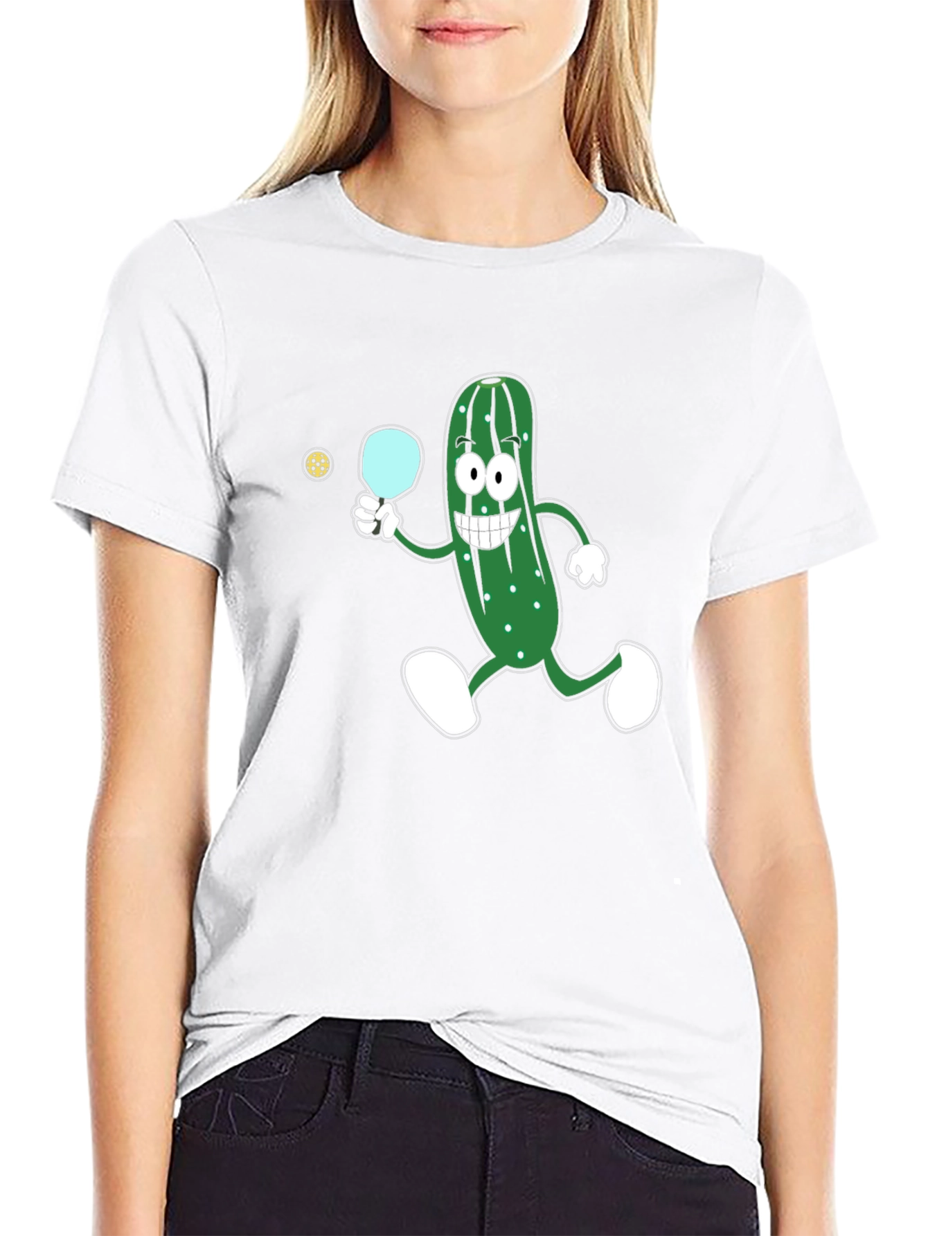 Pickleball Playing Pickle T-Shirt
