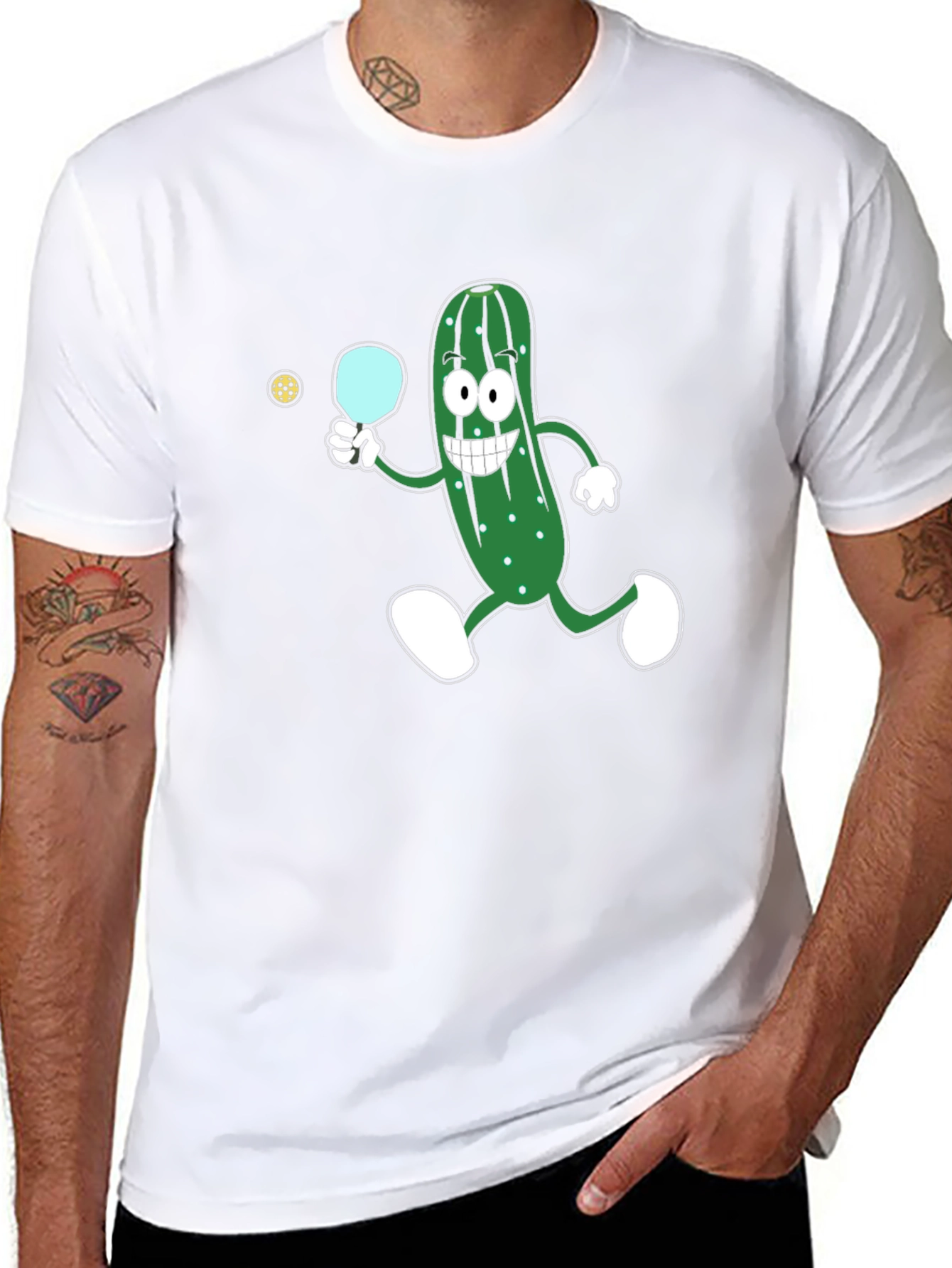 Pickleball Playing Pickle T-Shirt