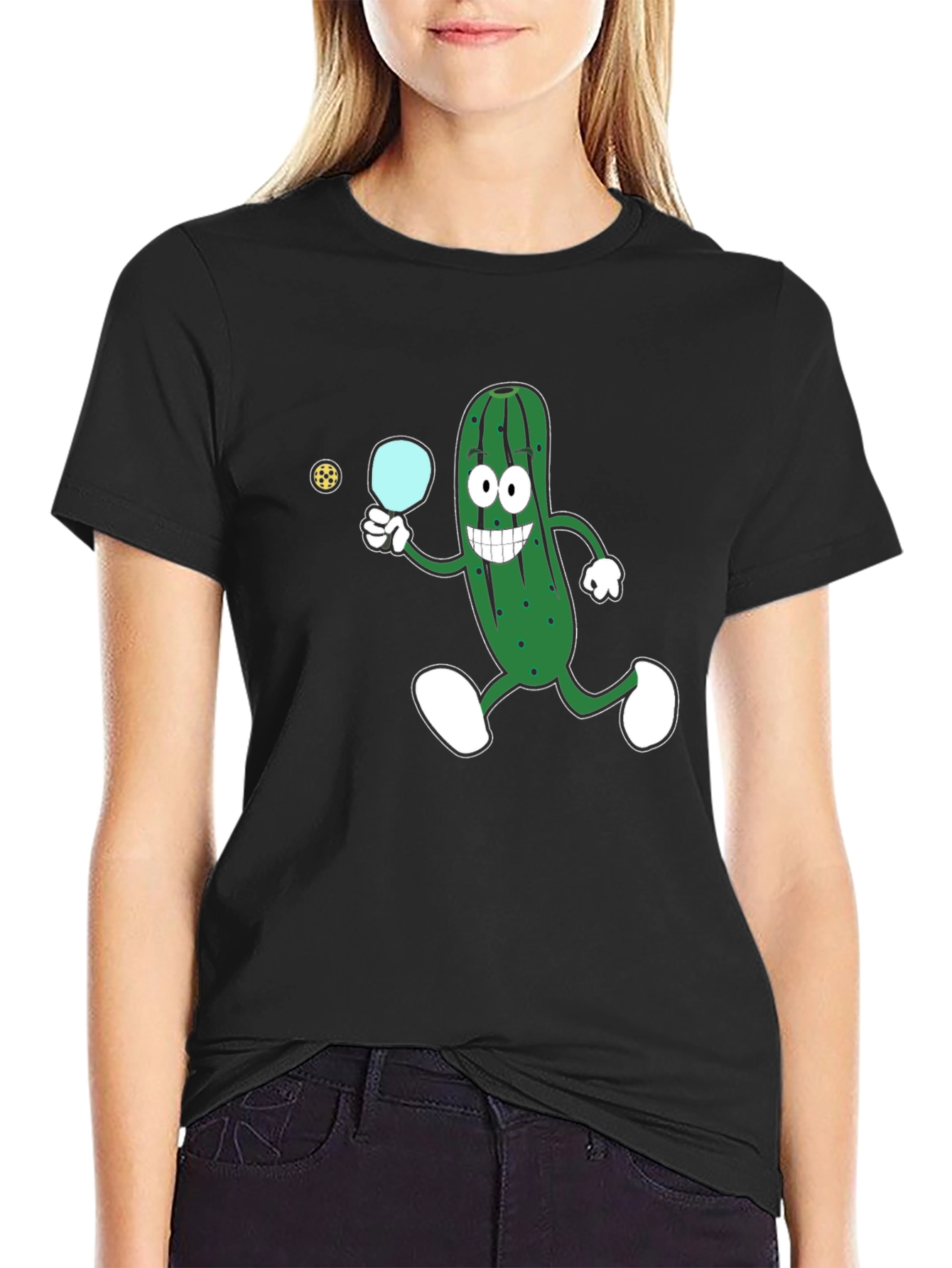 Pickleball Playing Pickle T-Shirt