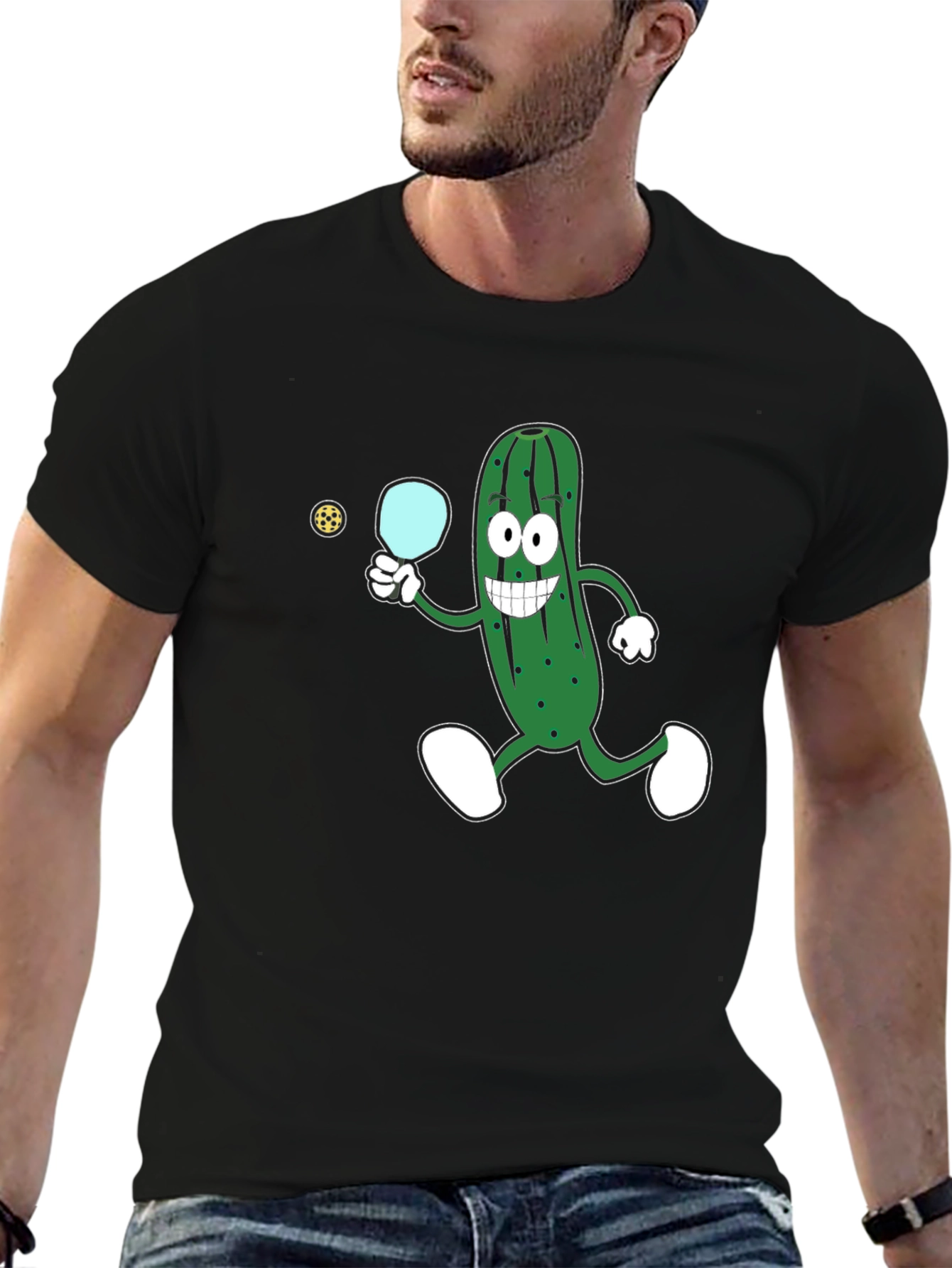 Pickleball Playing Pickle T-Shirt