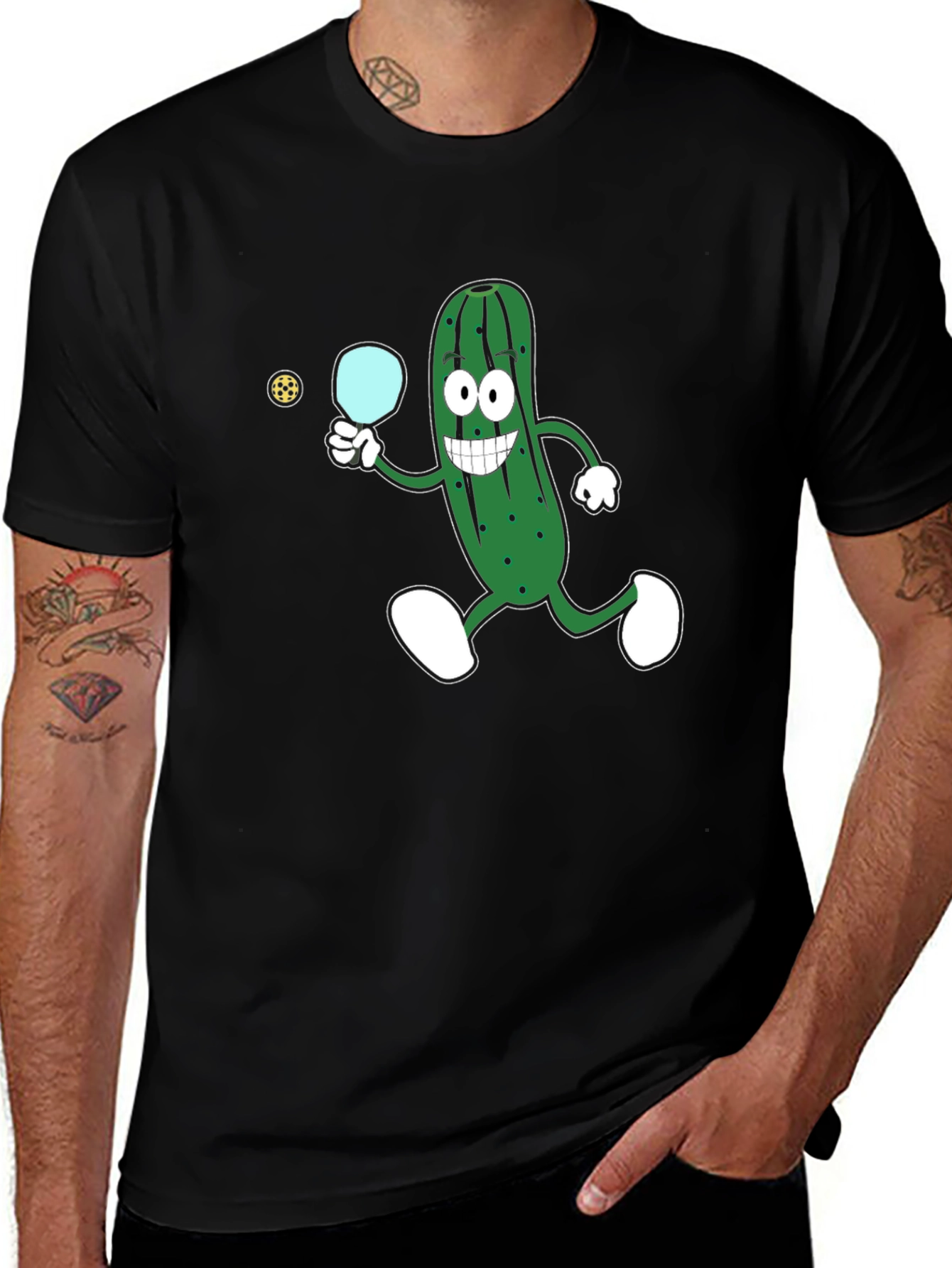 Pickleball Playing Pickle T-Shirt