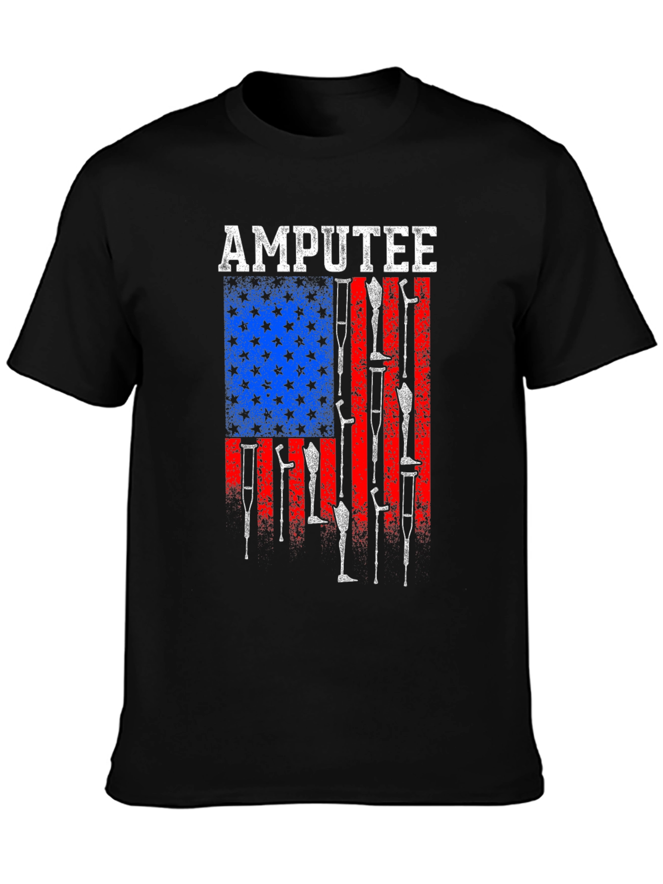 Amputee American Flag Graphic Tee