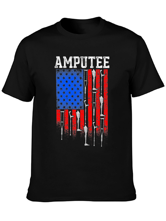 Amputee American Flag Graphic Tee