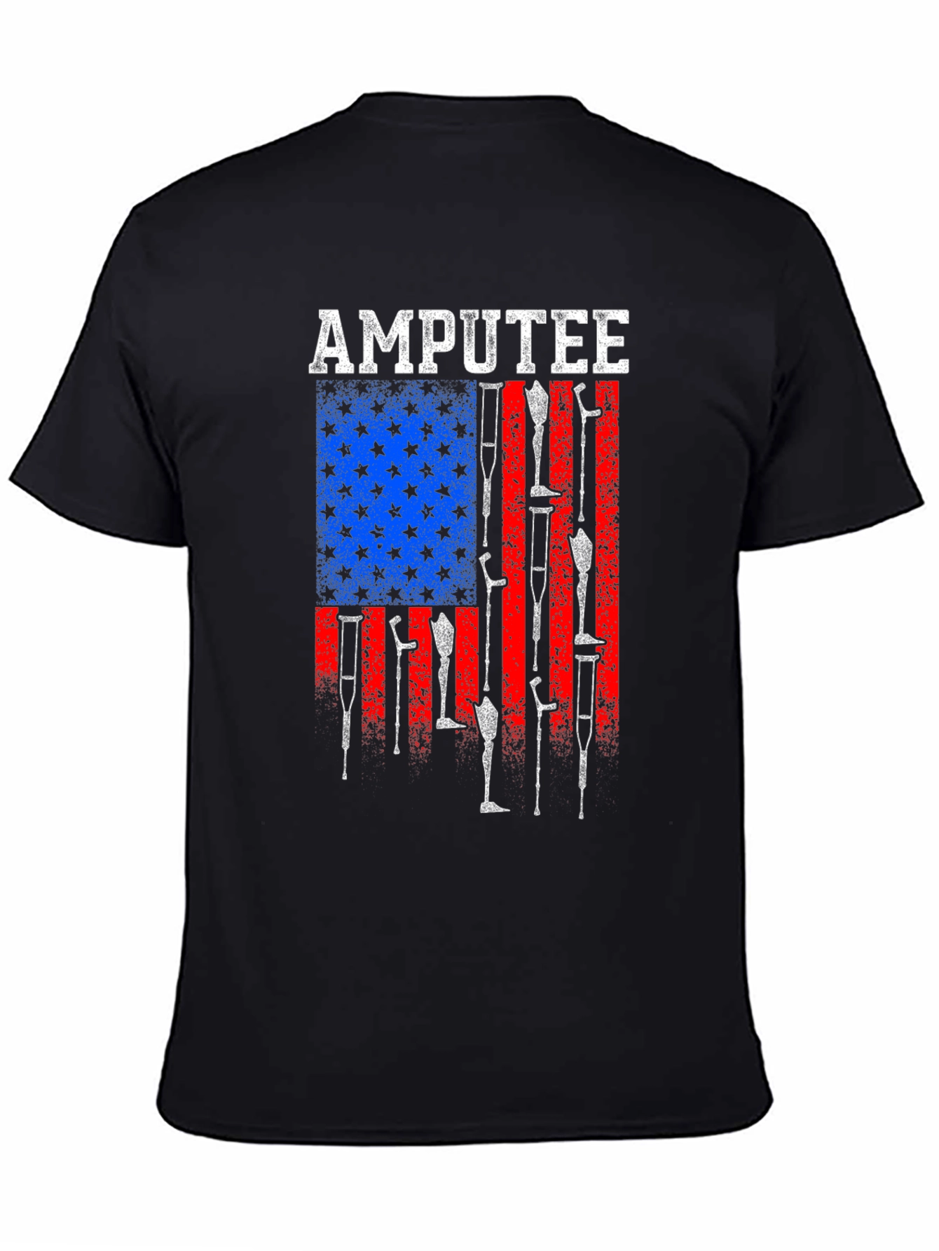 Amputee American Flag Graphic Tee